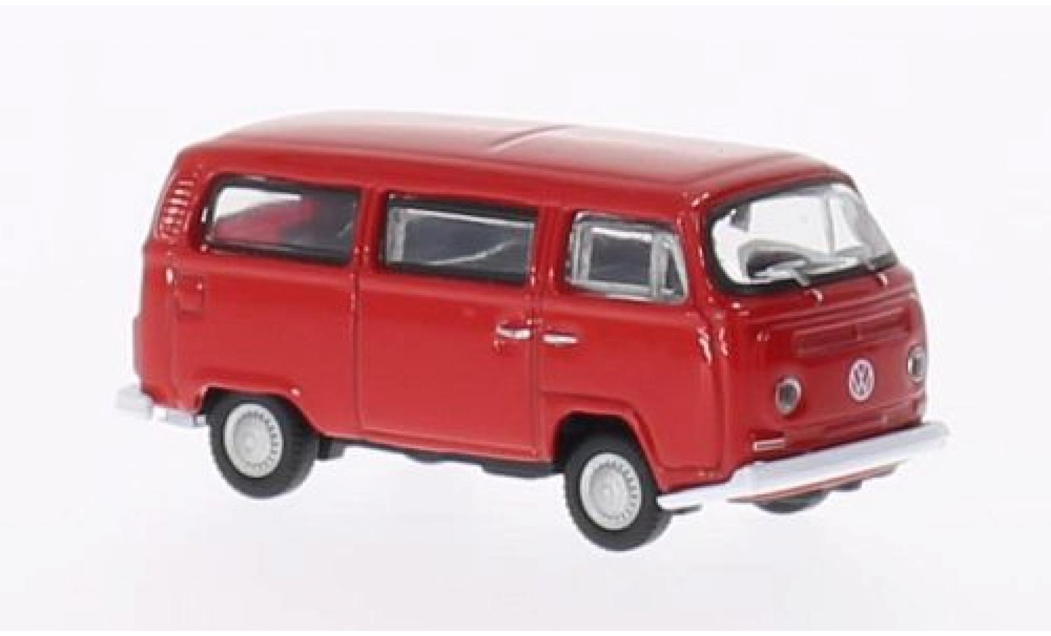 Volkswagen T2 1/24 Welly Bus rosso 1972 modellino in miniatura