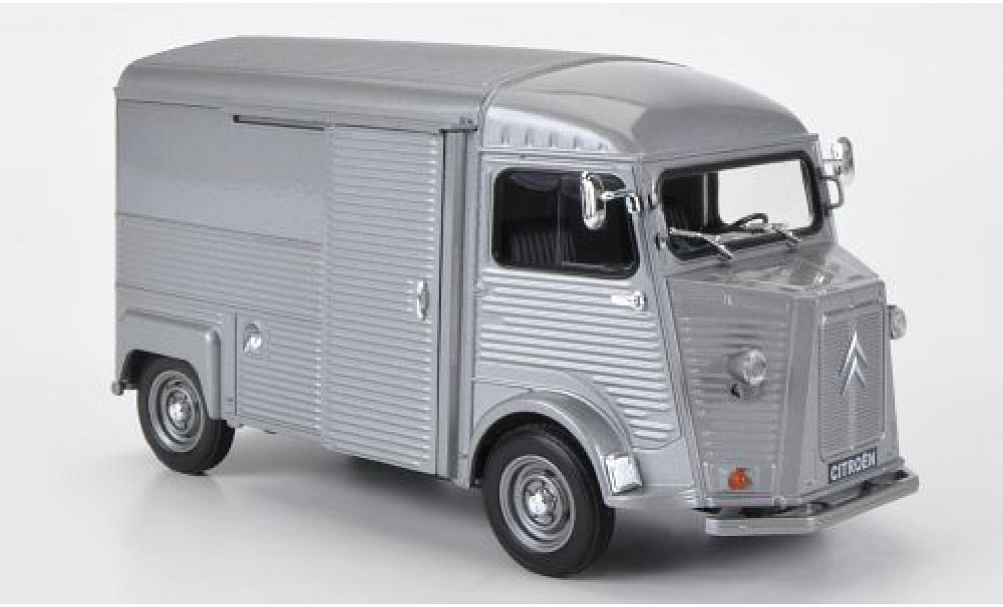 Citroen Type H 1/24 Welly metallise grigio modellino in miniatura