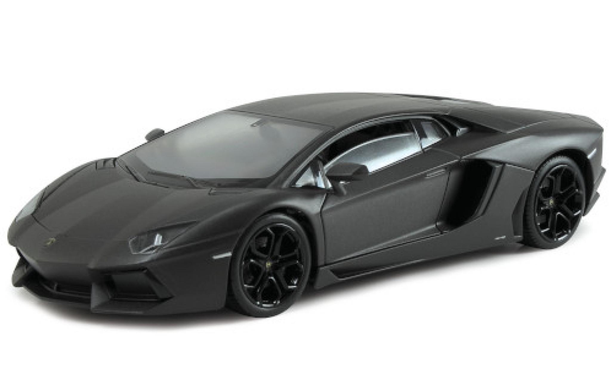 Lamborghini Aventador 1/24 Welly LP 700-4 matt-nero modellino in miniatura