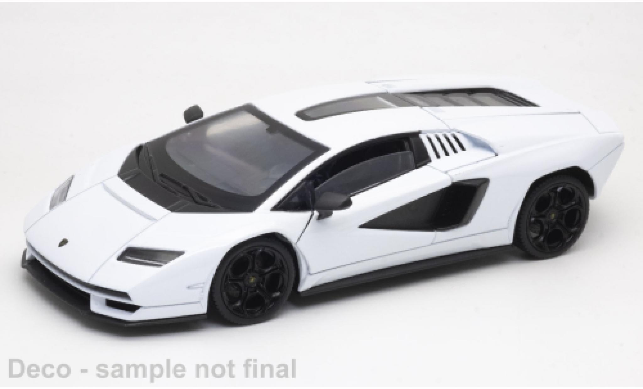 Lamborghini Countach 1/24 Welly LPI 800-4 bianco modellino in miniatura
