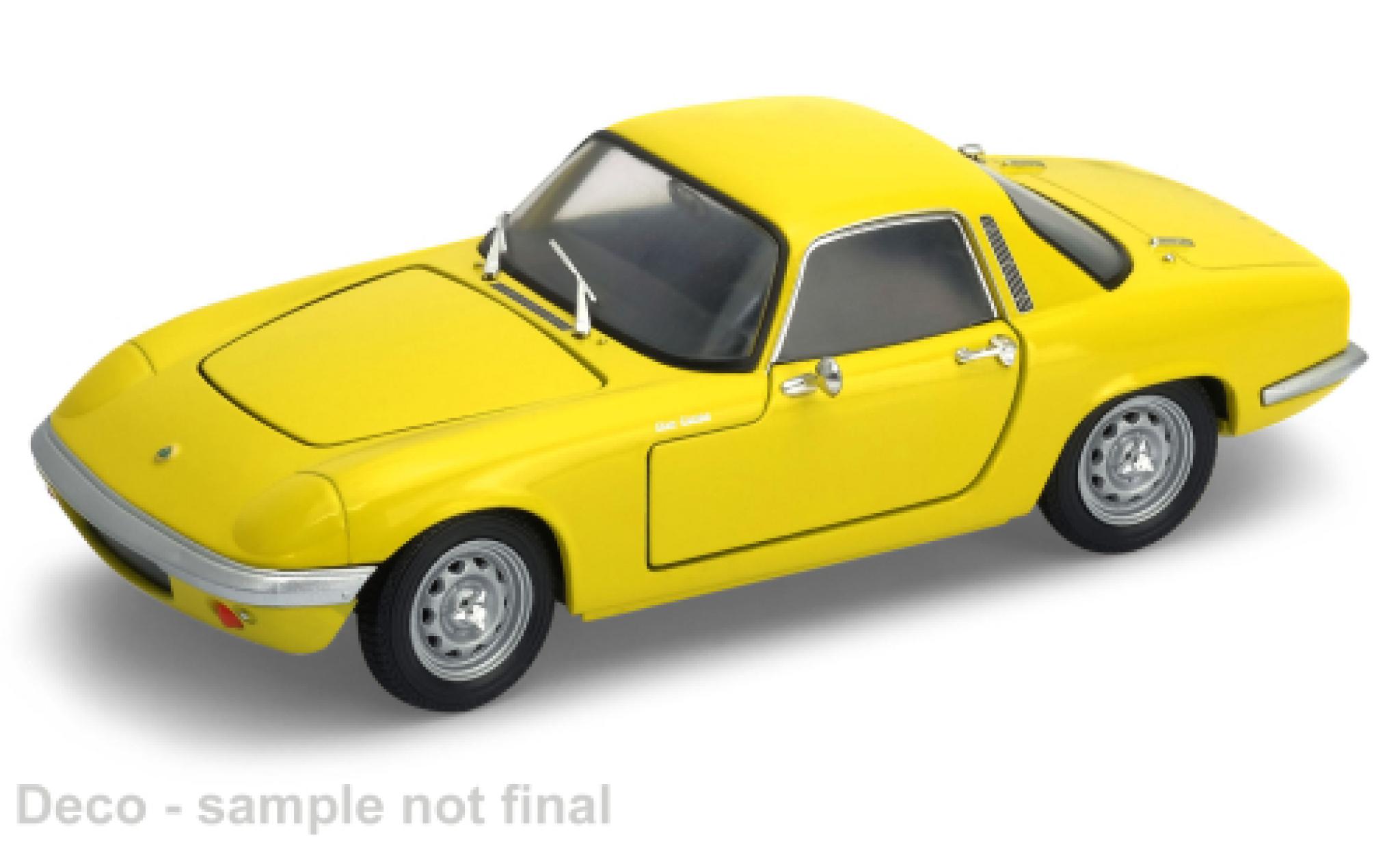 Lotus Elan 1/24 Welly giallo 1965 modellino in miniatura
