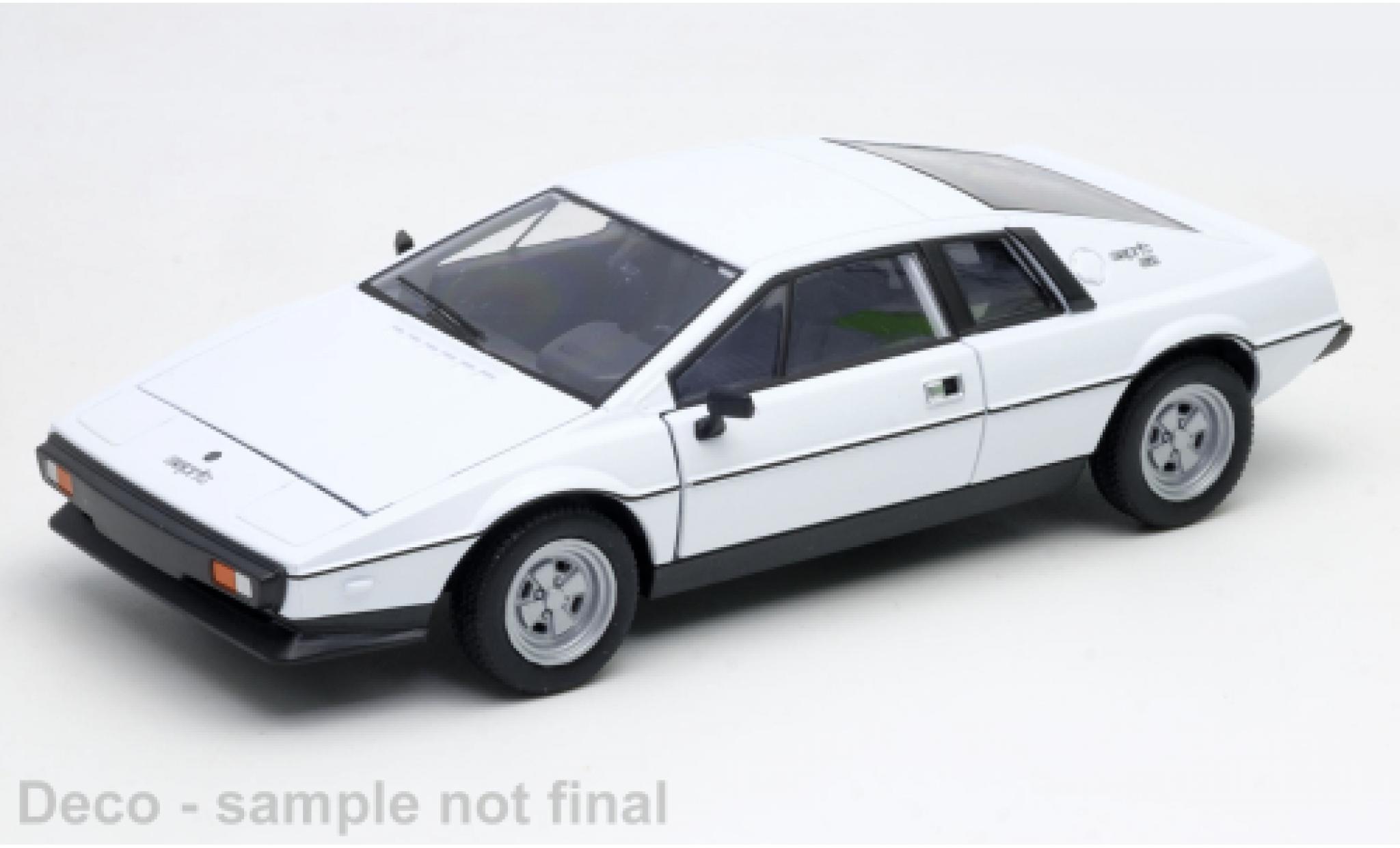 Lotus Esprit 1/24 Welly Type 79 bianco modellino in miniatura