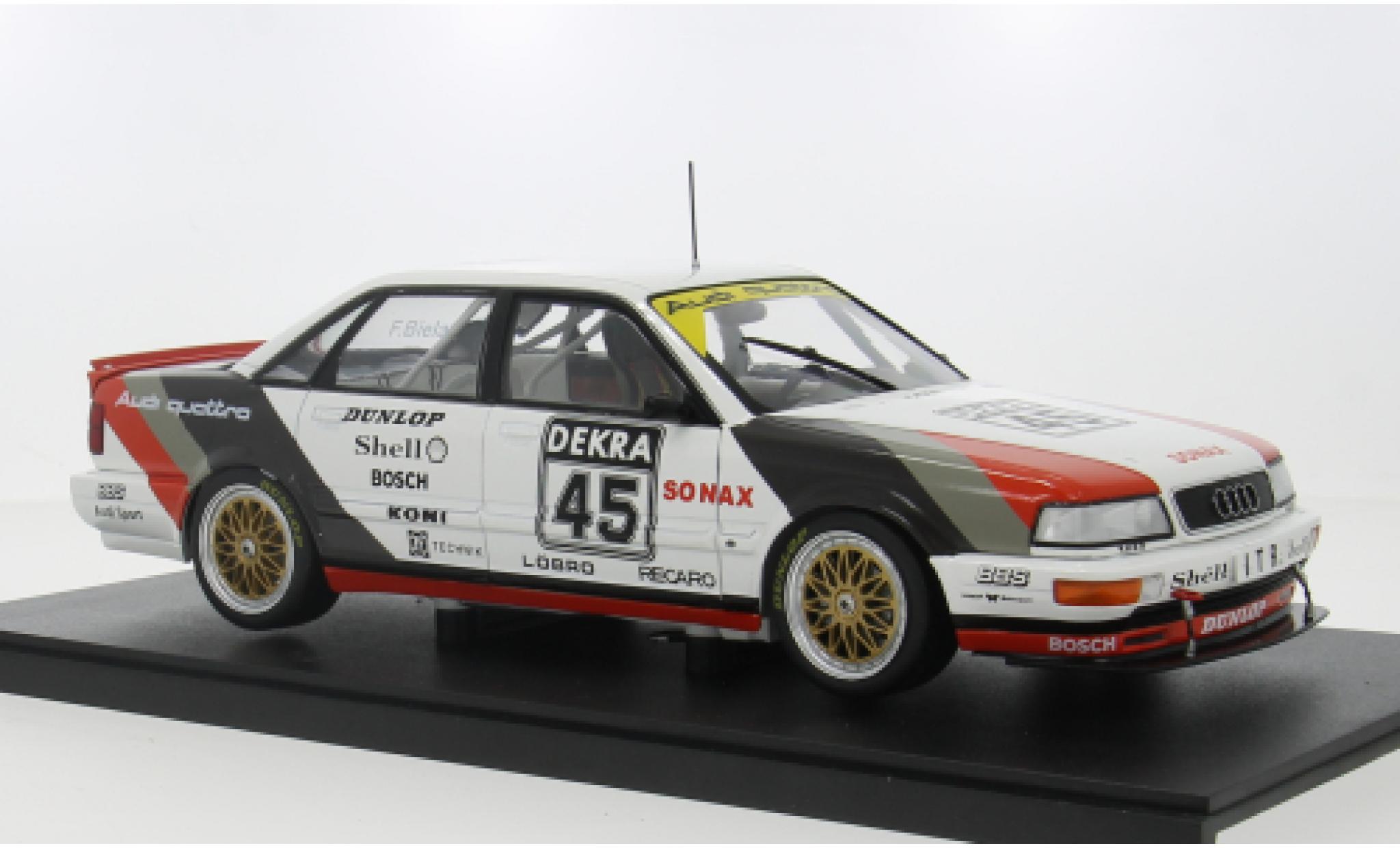Audi V8 1/18 Werk83 Quattro DTM-Saison 1991 #45 1:18 modellino in miniatura