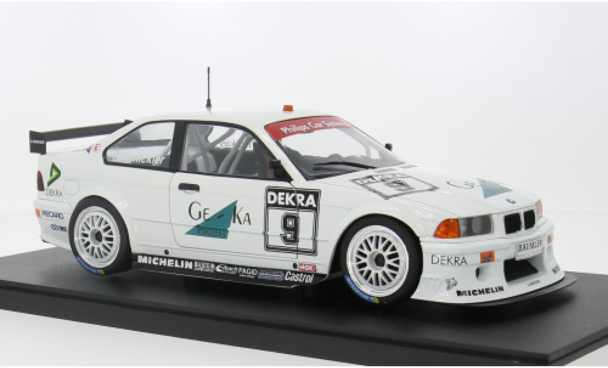 Bmw M3 1/18 Werk83 (E36) DTM 1994 Linder Rennsport #9 1:18 modellino in miniatura