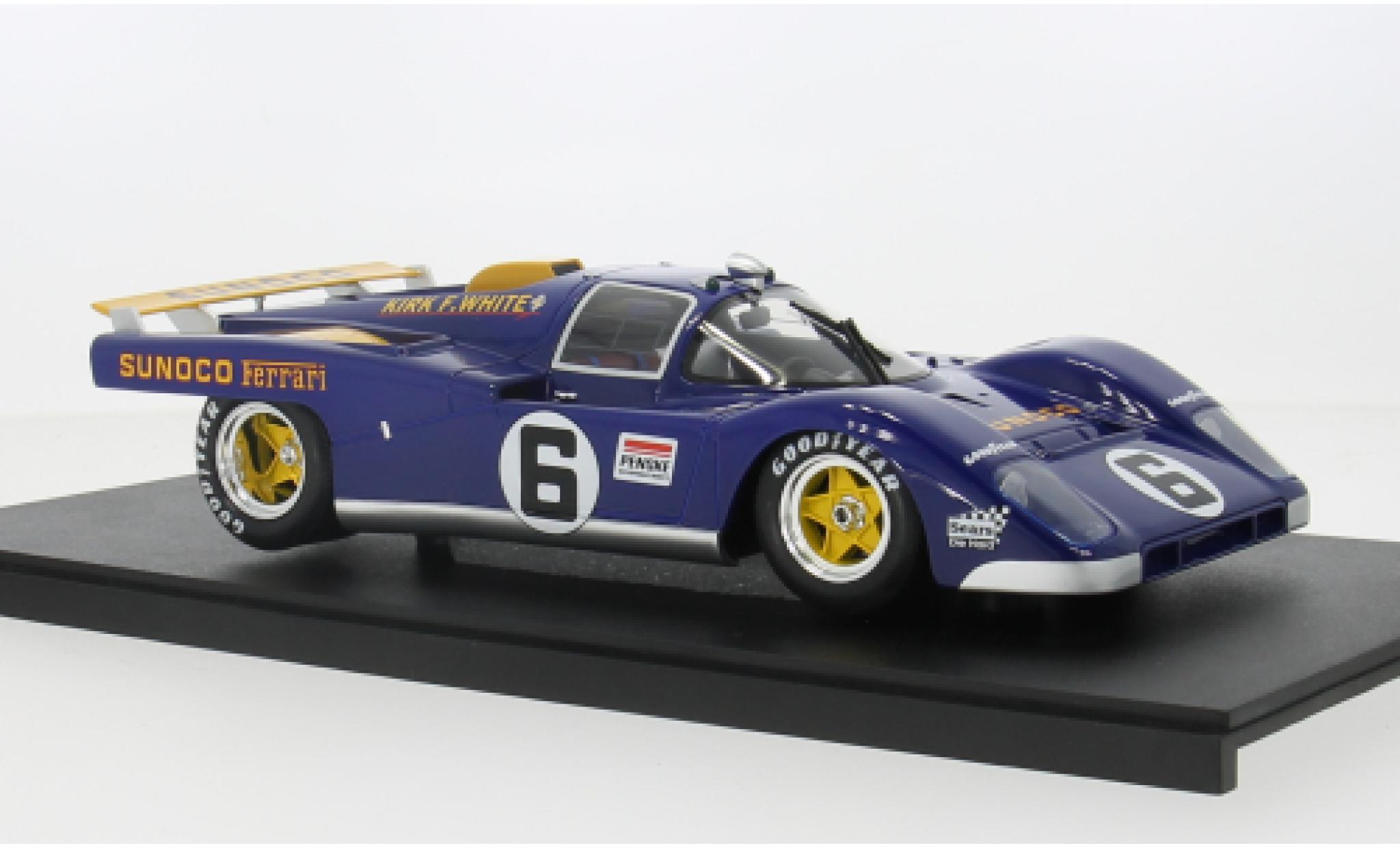 Ferrari 512 1/18 Werk83 M 24h Daytona 1971 Team Sunoco #6 1:18 modellino in miniatura
