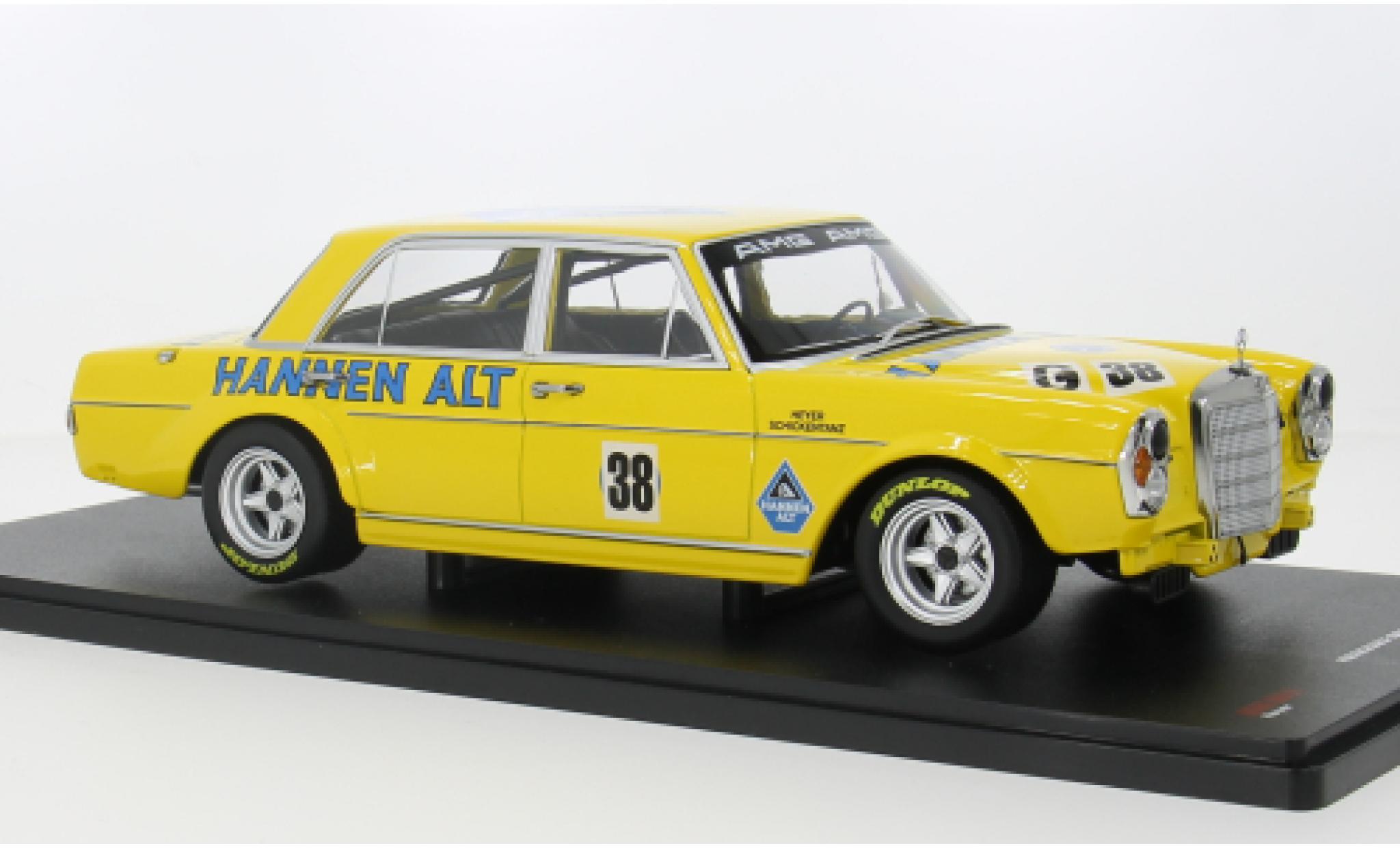 Mercedes 300 1/18 Werk83 SEL 6.8 24h Nürburgring 1971 Hannen Alt #38 1:18 modellino in miniatura