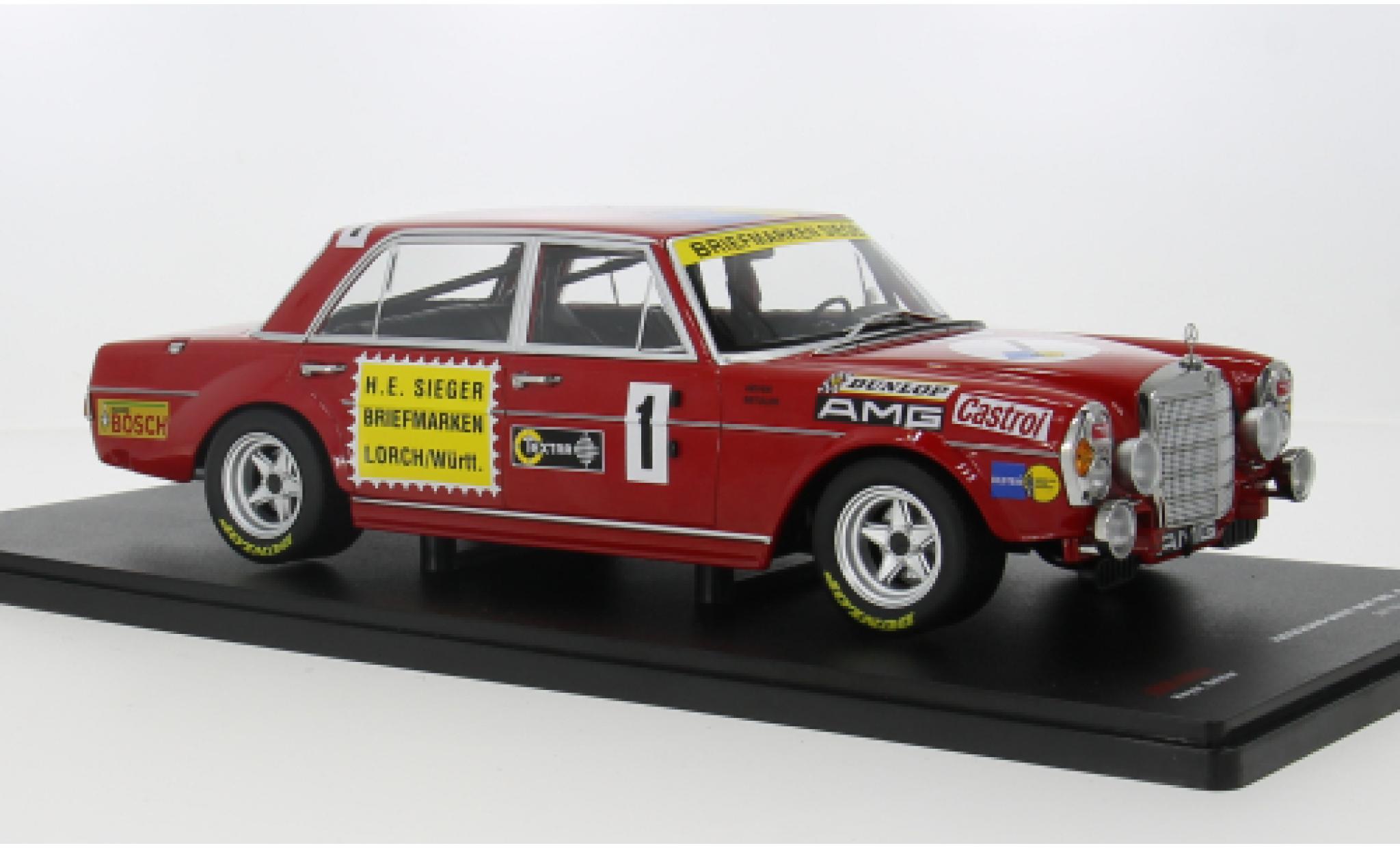 Mercedes 300 1/18 Werk83 SEL 6.8 24h Nürburgring 1972 Hannen Alt #1 1:18 modellino in miniatura