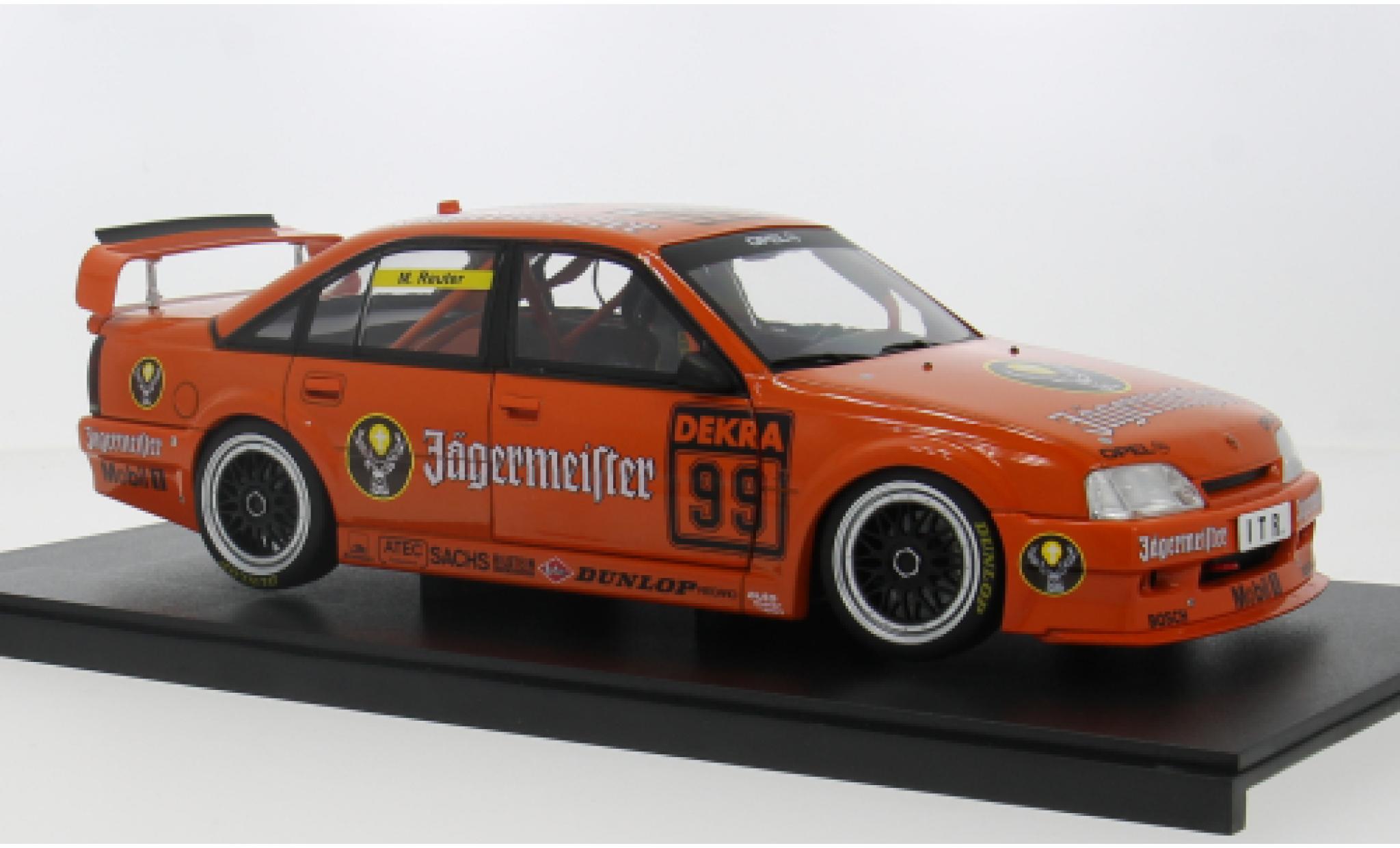 Opel Omega 1/18 Werk83 3000 24V DTM 1991 Jägermeister #99 1:18 modellino in miniatura