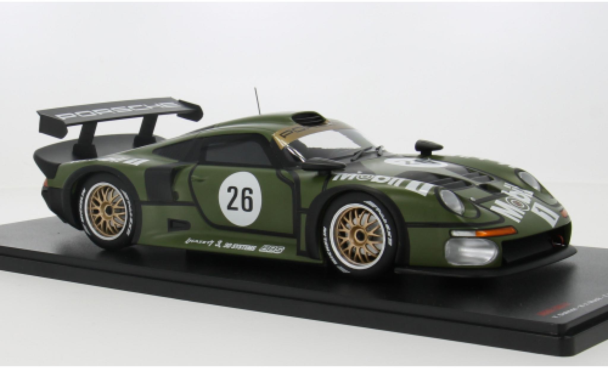 Porsche 993 1/18 Werk83 911 GT1 24h Le Mans 1996 AG #26 1:18 modellino in miniatura