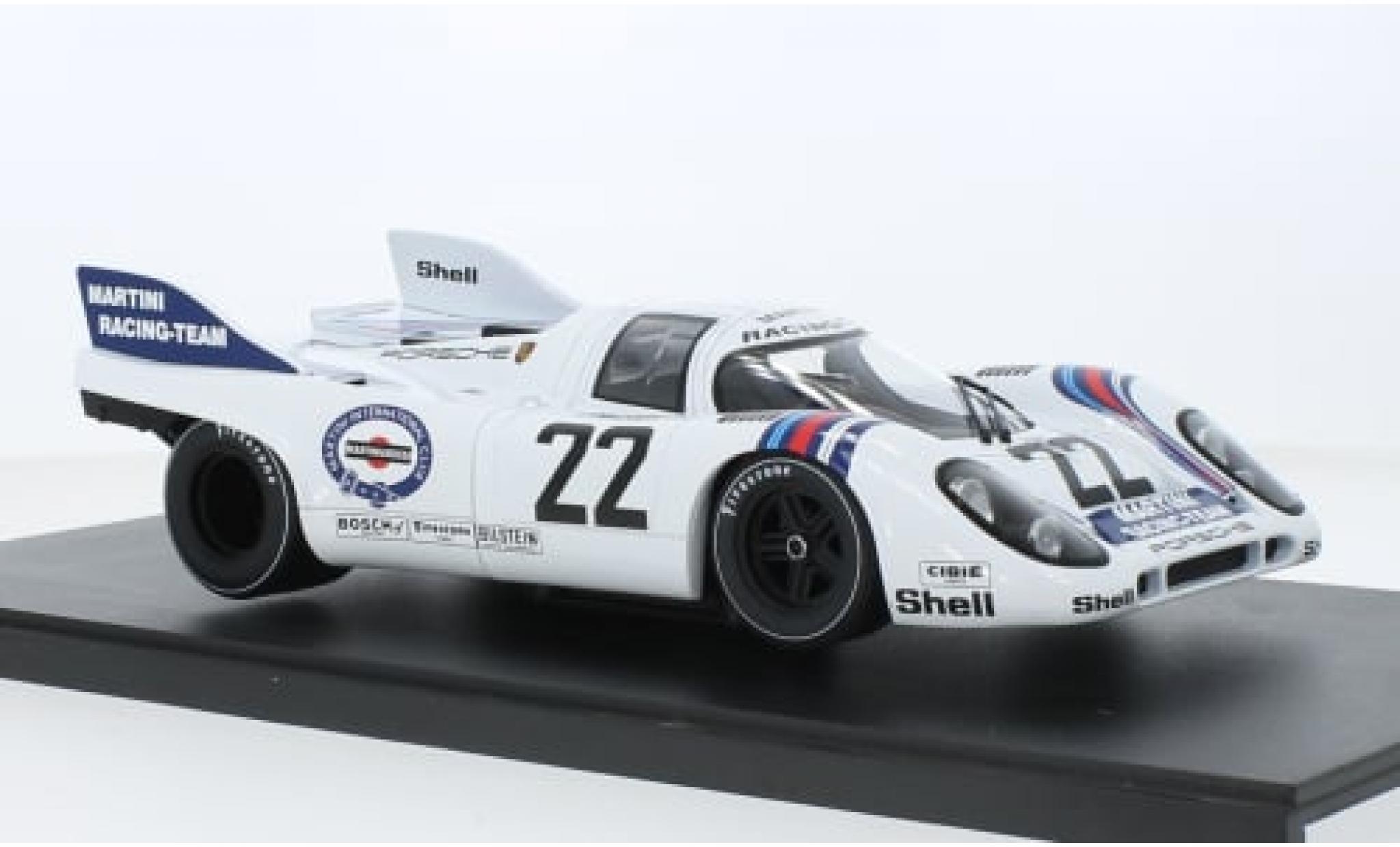 Porsche 917 1971 1/18 Werk83 K RHD No.22 Martini Racing Team Martini 24h Le Mans 1:18 modellino in miniatura