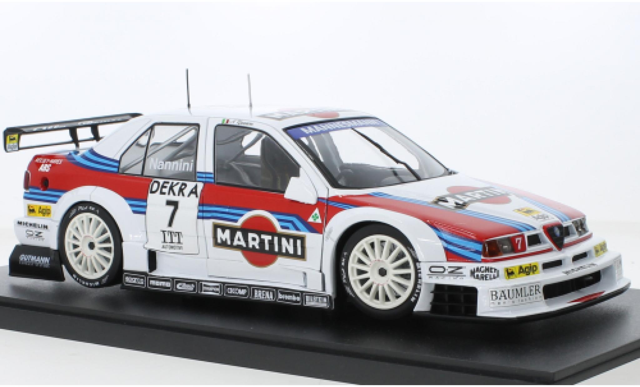 Alfa Romeo 155 1/18 Werk83 V6 TI No.7 Alfa Corse Martini Racing Martini DTM 1995 modellino in miniatura