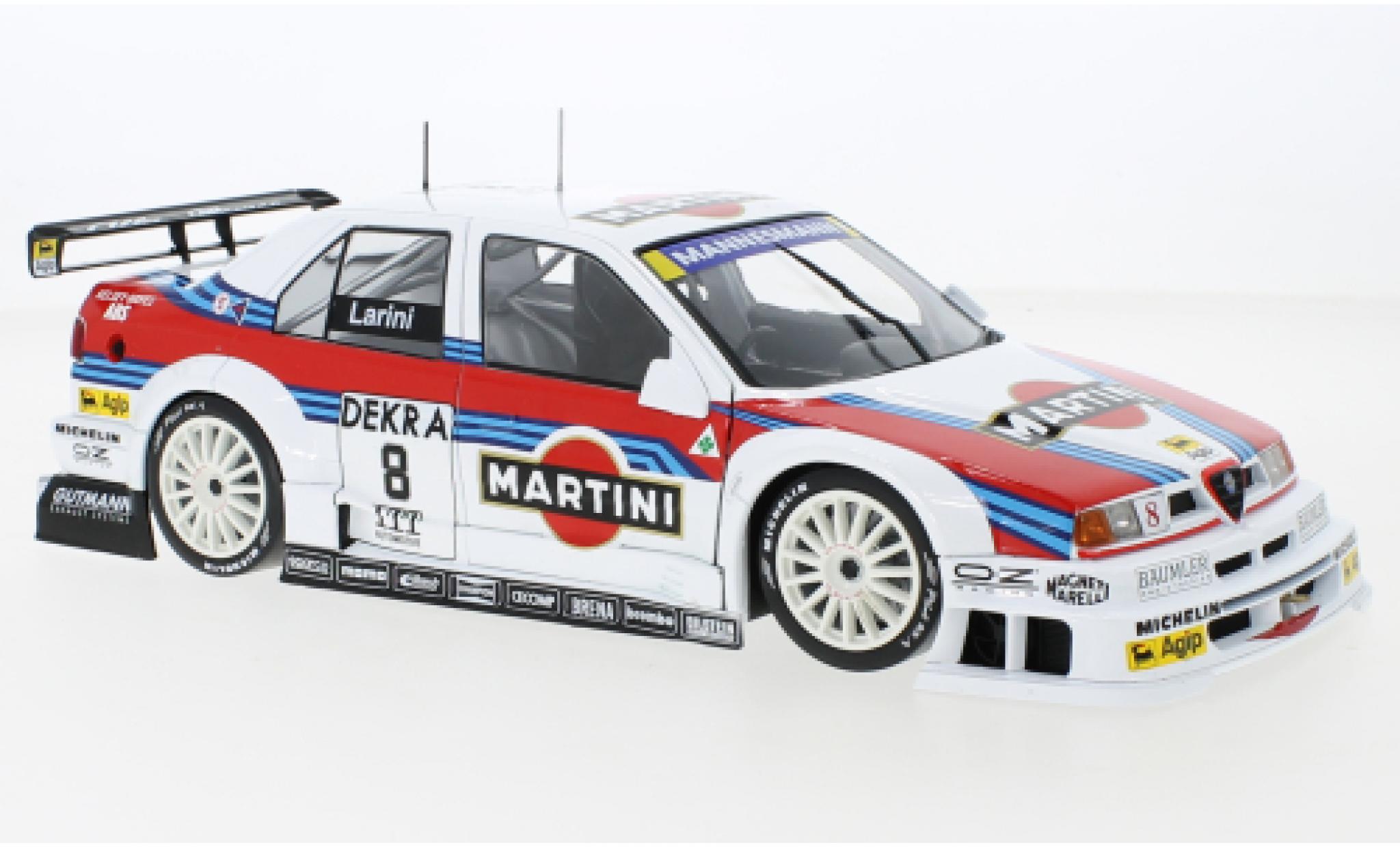 Alfa Romeo 155 1/18 Werk83 V6 TI No.8 Martini DTM 1995 modellino in miniatura