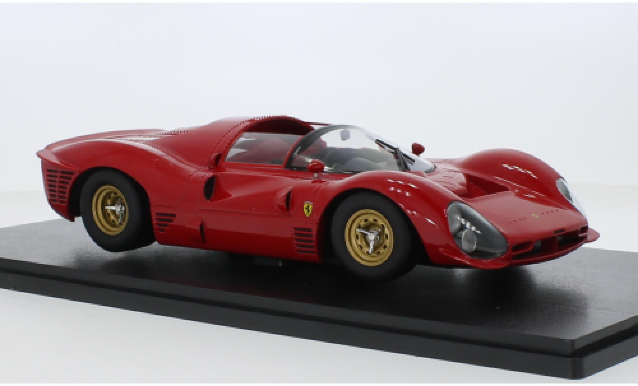 Ferrari 330 1/18 Werk83 P3 Spider rosso RHD 1966 modellino in miniatura