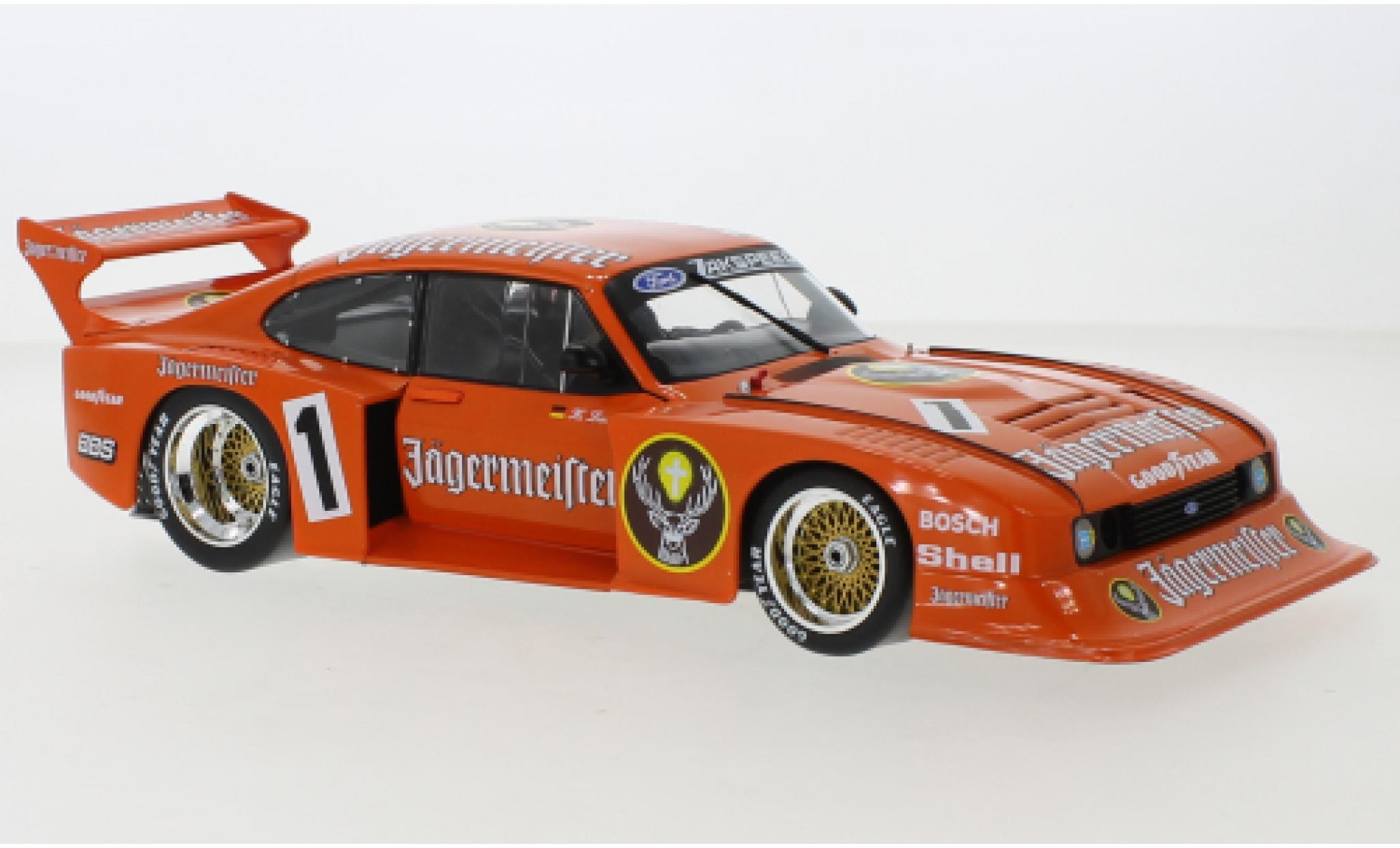 Ford Capri 1/18 Werk83 Turbo Gr.5 No.1 Zakspeed Jägermeister DRM Nürburgring 1982 modellino in miniatura