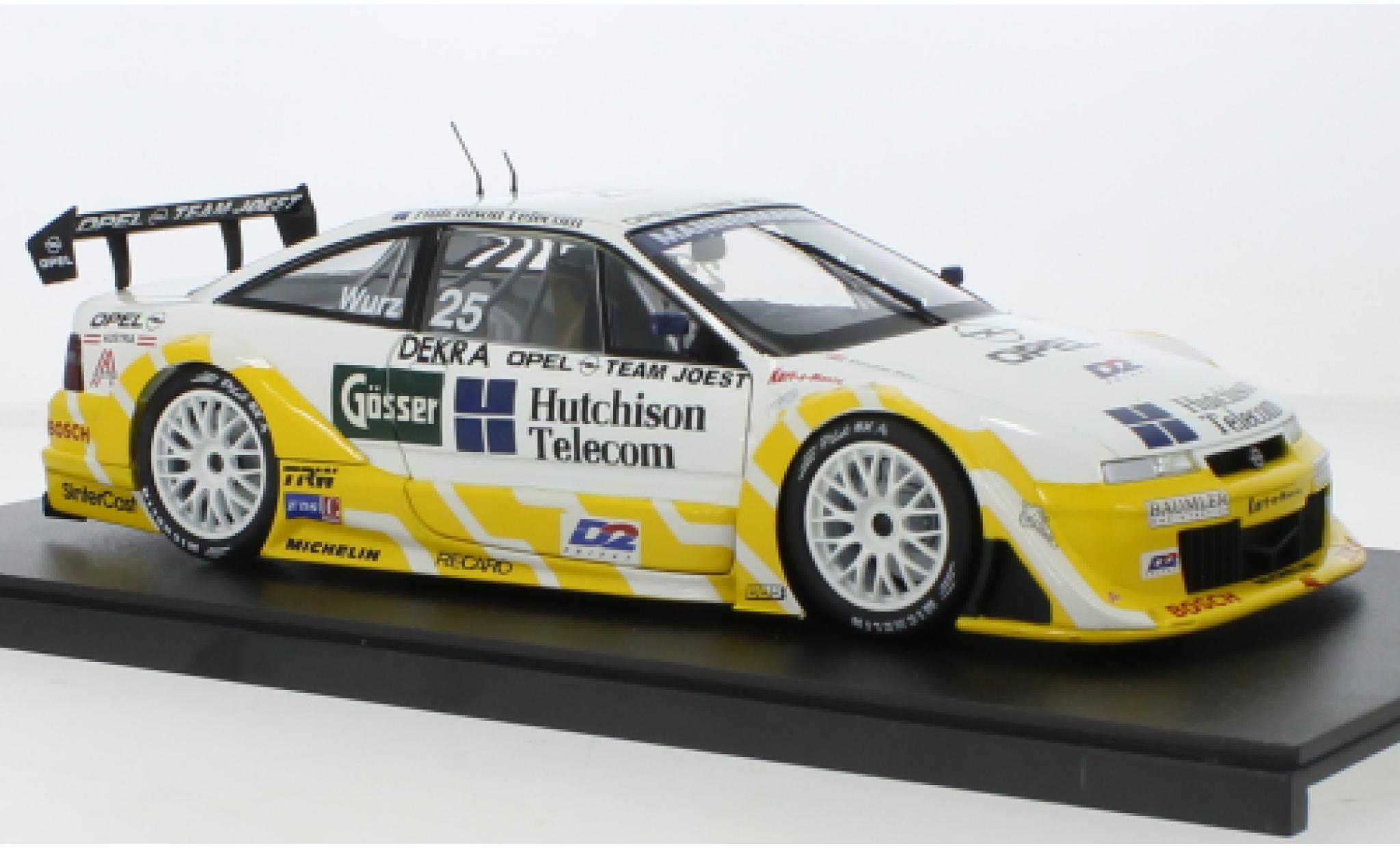 Opel Calibra 1/18 Werk83 V6 4x4 No.25 Joest Racing Hutchison Telecom DTM 1996 modellino in miniatura