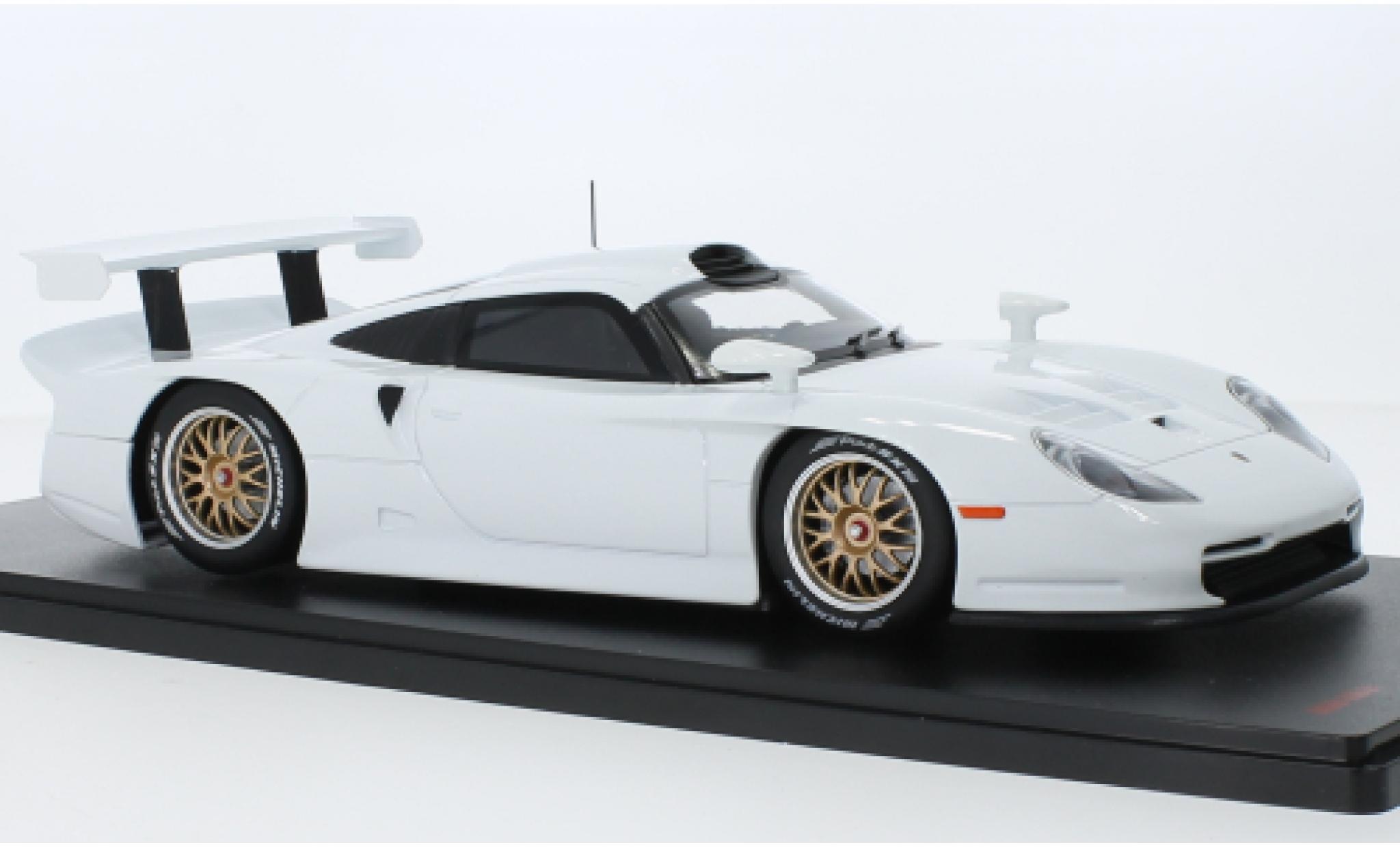 Porsche 996 GT1 1/18 Werk83 911 bianco 1997 modellino in miniatura