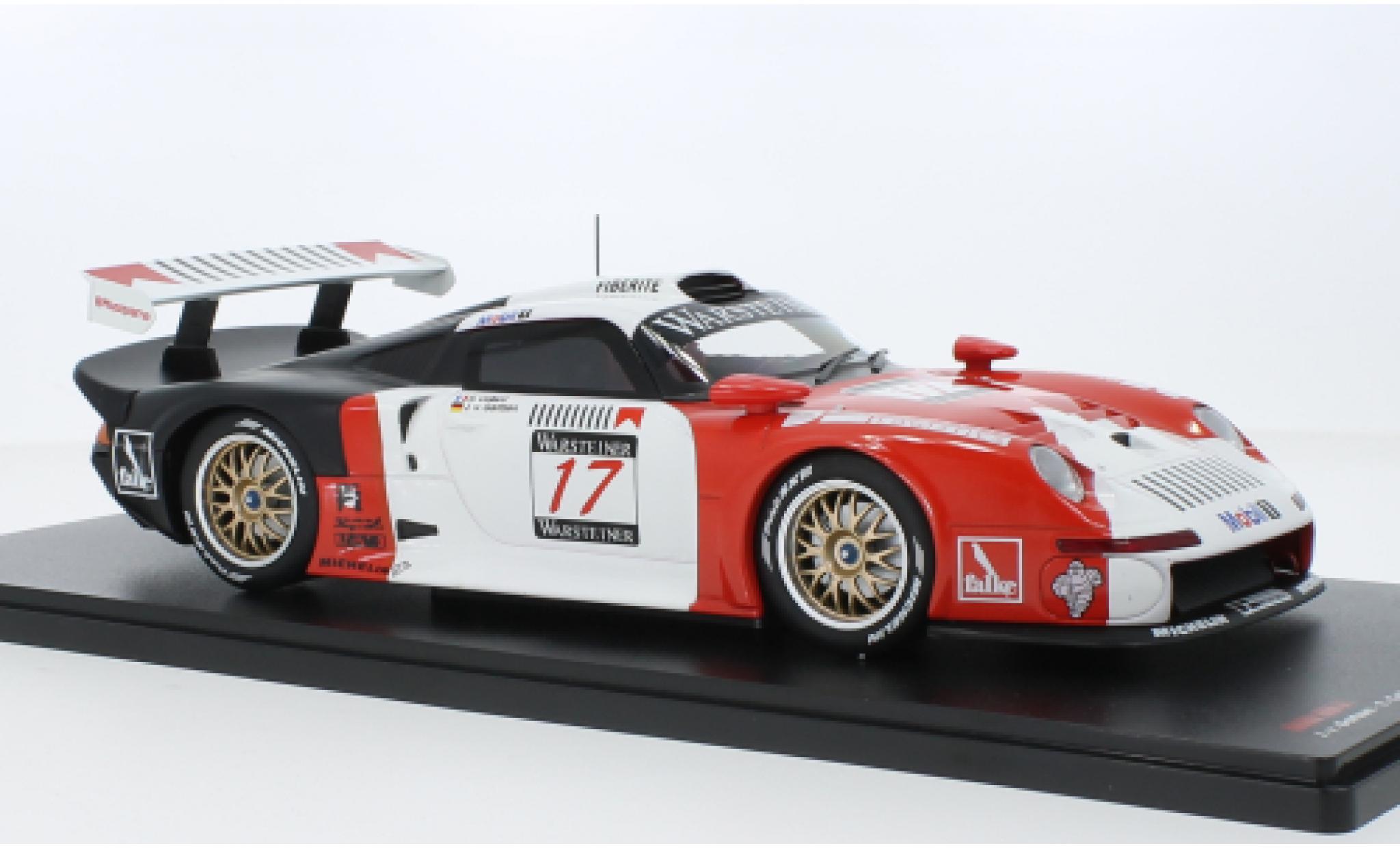 Porsche 996 GT1 1/18 Werk83 911 No.17 JB Racing FIA GT Championship Nuerburgring 1997 modellino in miniatura