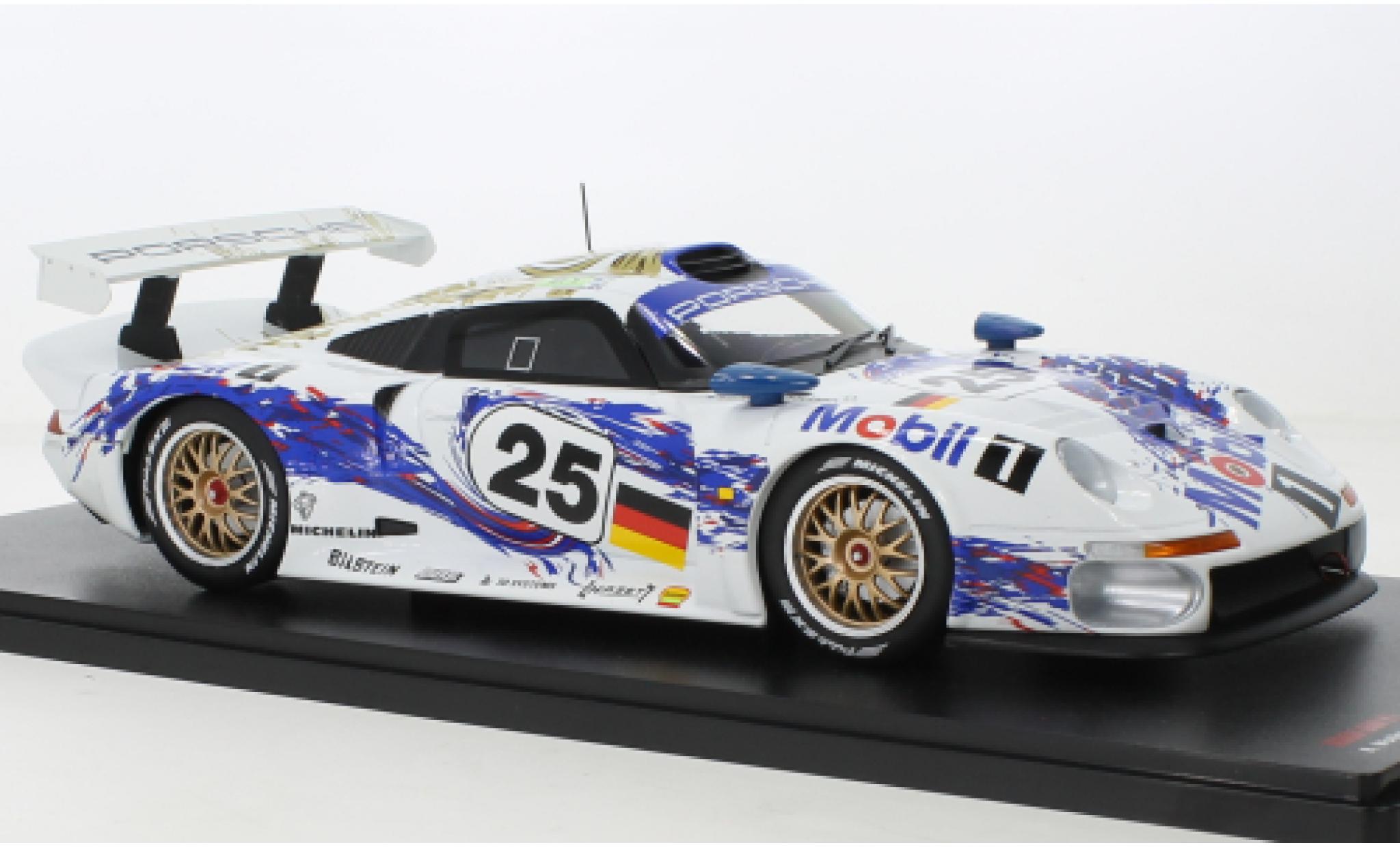 Porsche 993 1/18 Werk83 911 GT1 No.25 AG 24h Le Mans 1996 modellino in miniatura
