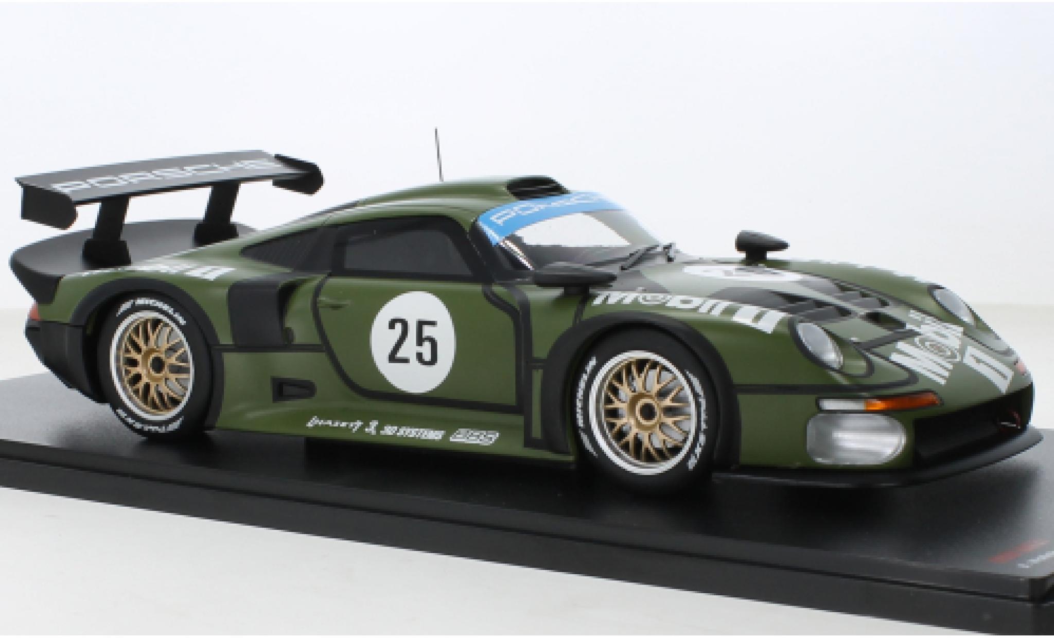 Porsche 996 GT1 1/18 Werk83 911 No.25 AG Prequalifying 24h LeMans 1997 modellino in miniatura