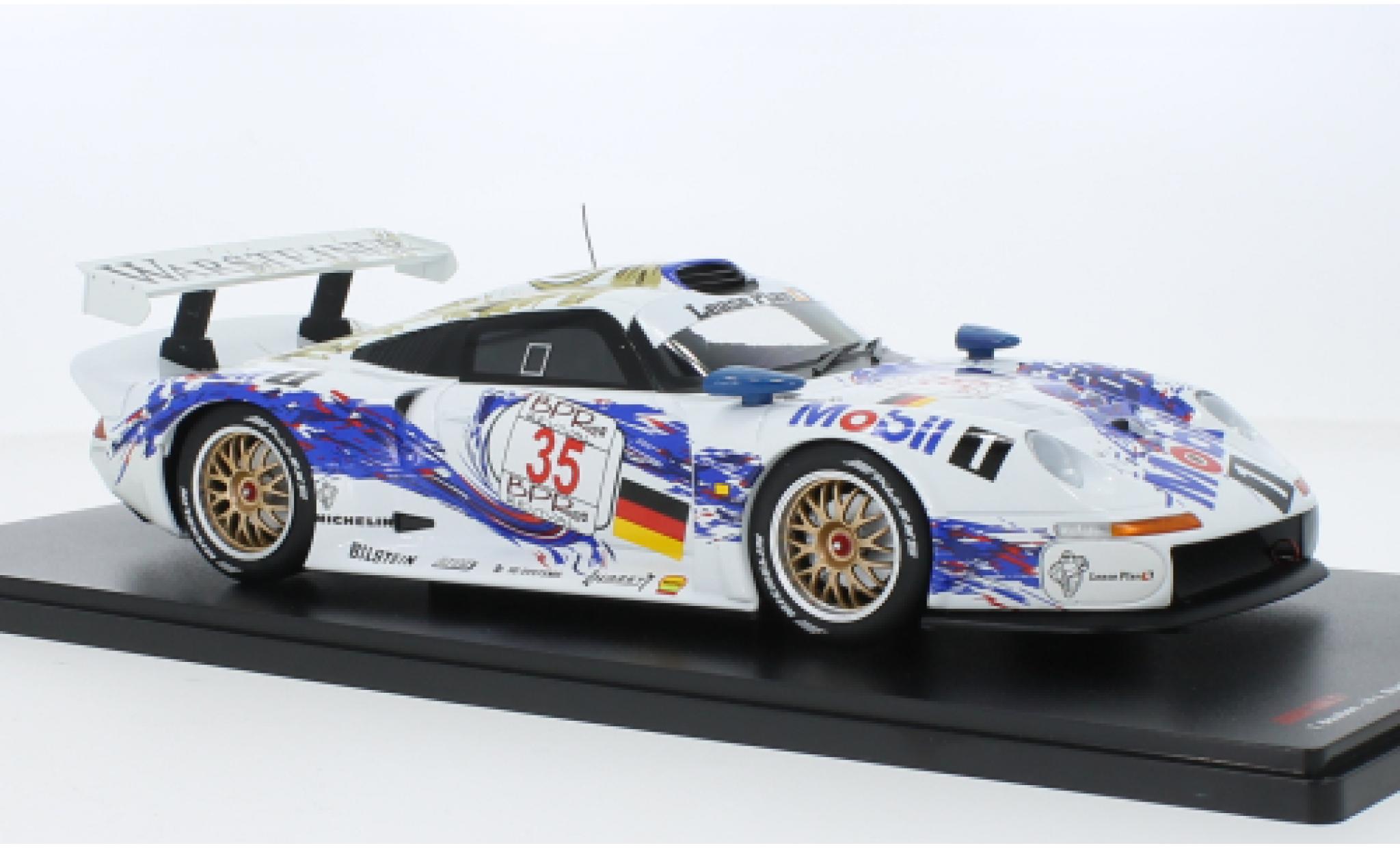 Porsche 993 1/18 Werk83 911 GT1 No.35 AG 4h Spa 1996 modellino in miniatura