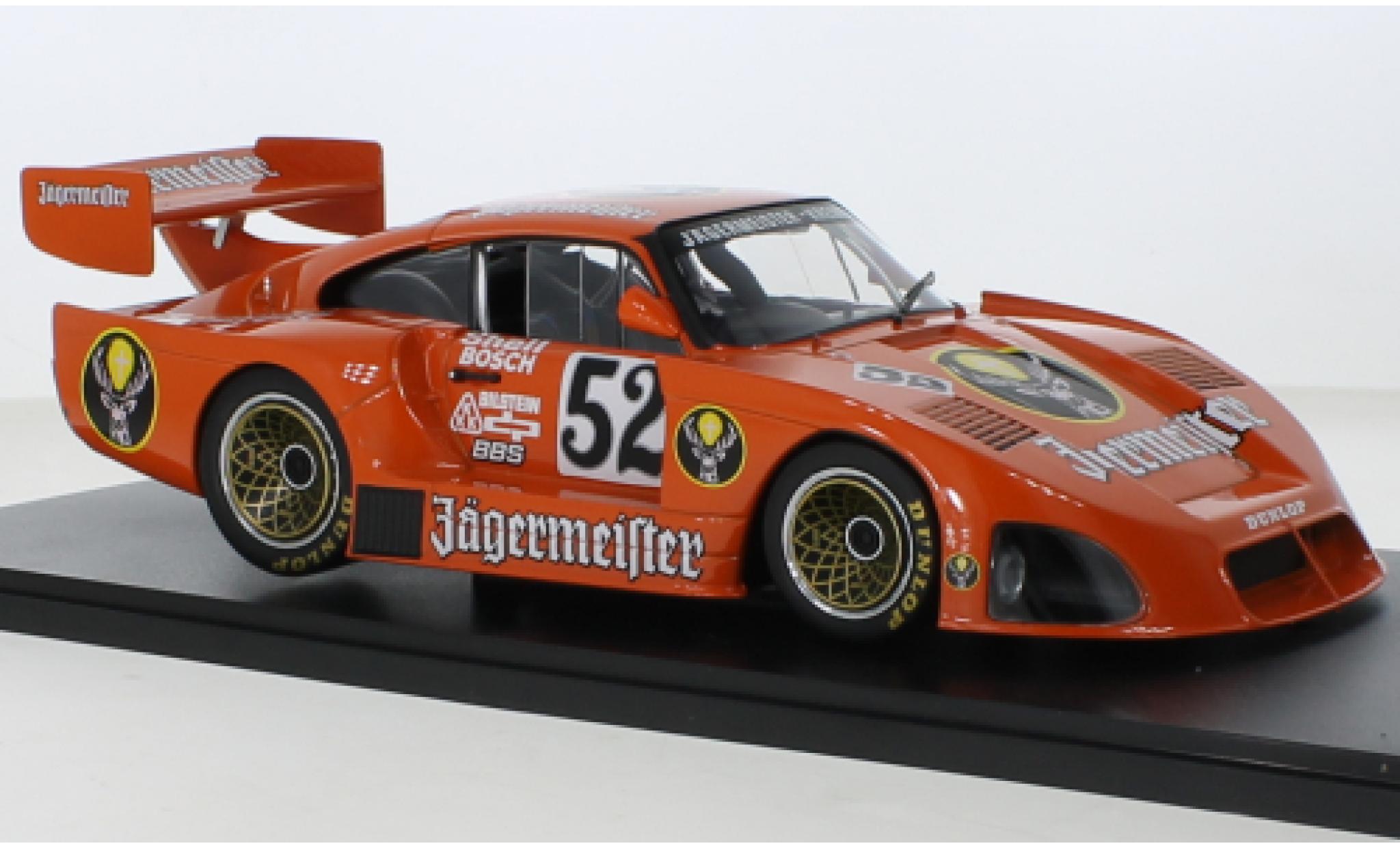Porsche 935 1981 1/18 Werk83 K4 No.52 Kremer Racing Jägermeister DRM Bergischer Löwe Zolder modellino in miniatura