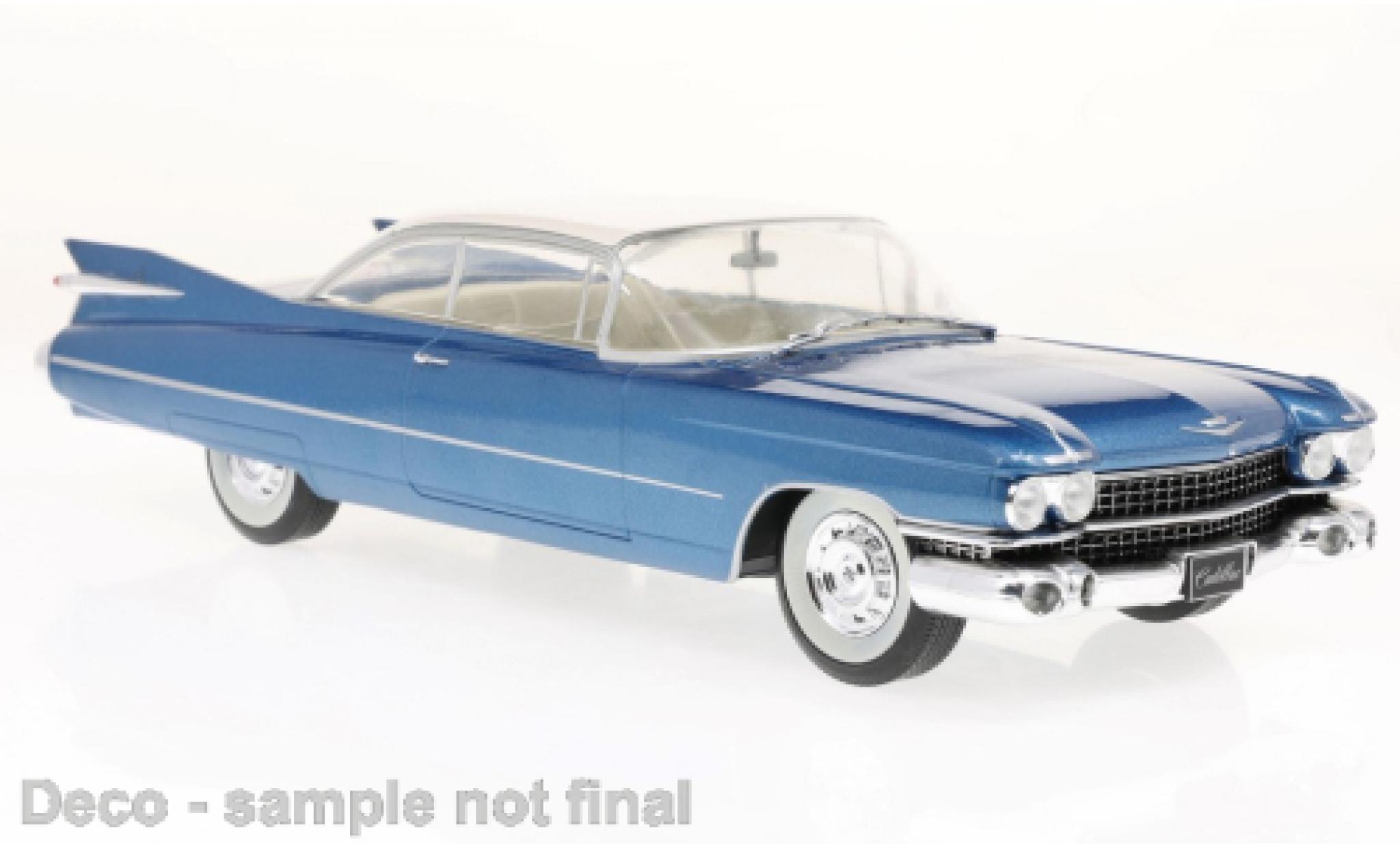 Cadillac Eldorado 1/24 WhiteBox blu/bianco 1959 modellino in miniatura