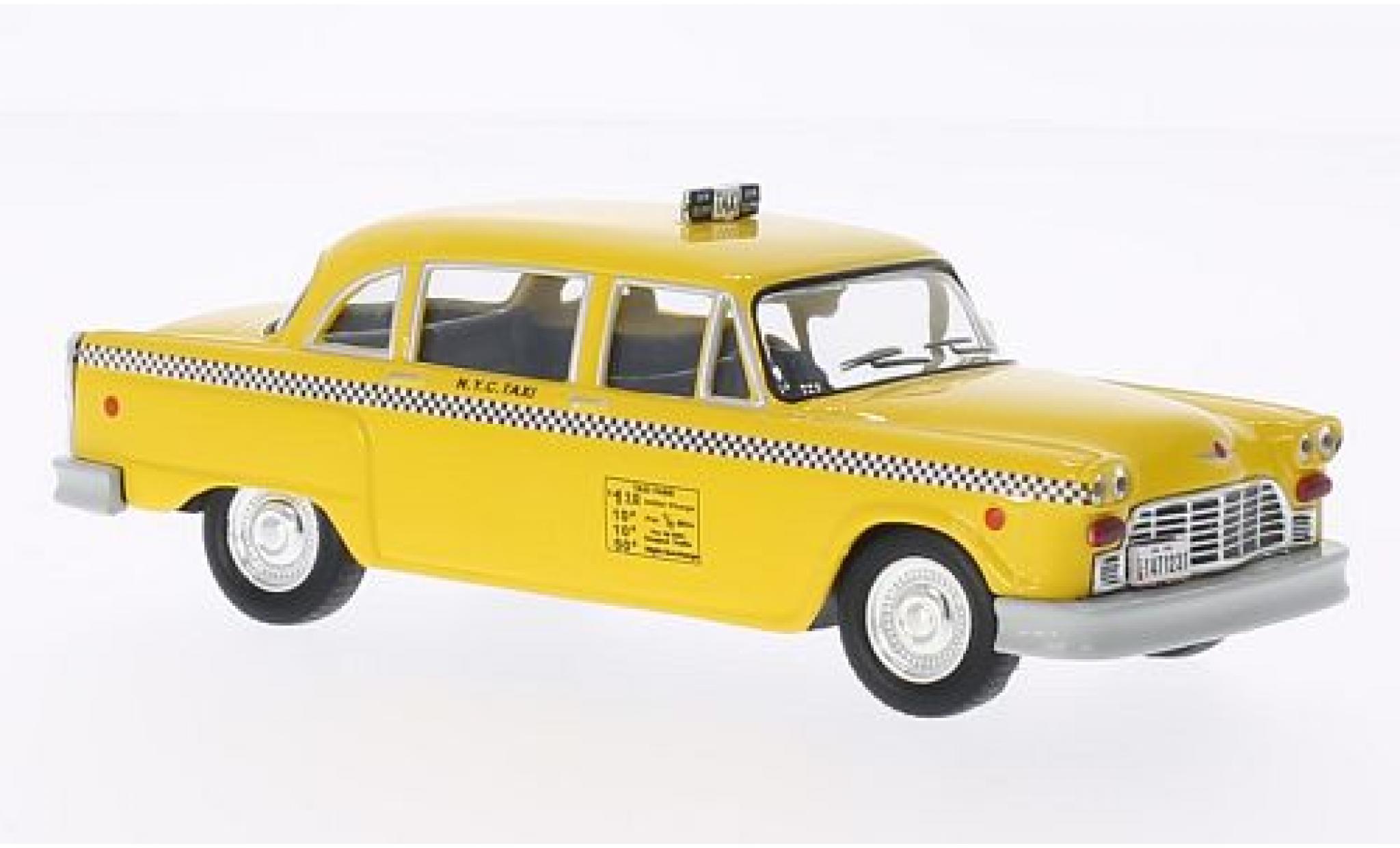 Checker Marathon 1/43 WhiteBox New York 1980 Taxi modellino in miniatura