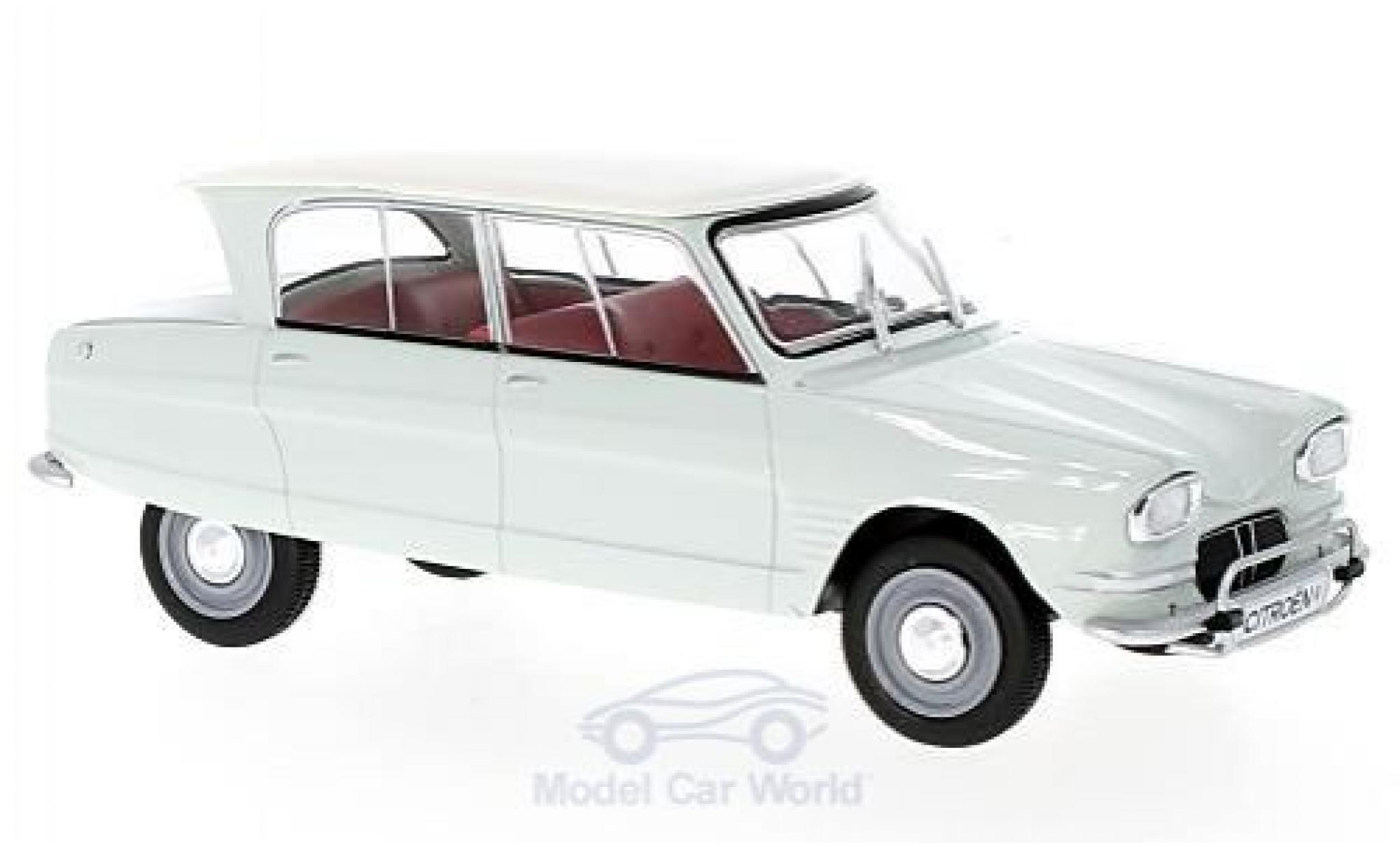 Citroen Ami 6 1/24 WhiteBox AMI 6 verde/bianco 1961 modellino in miniatura