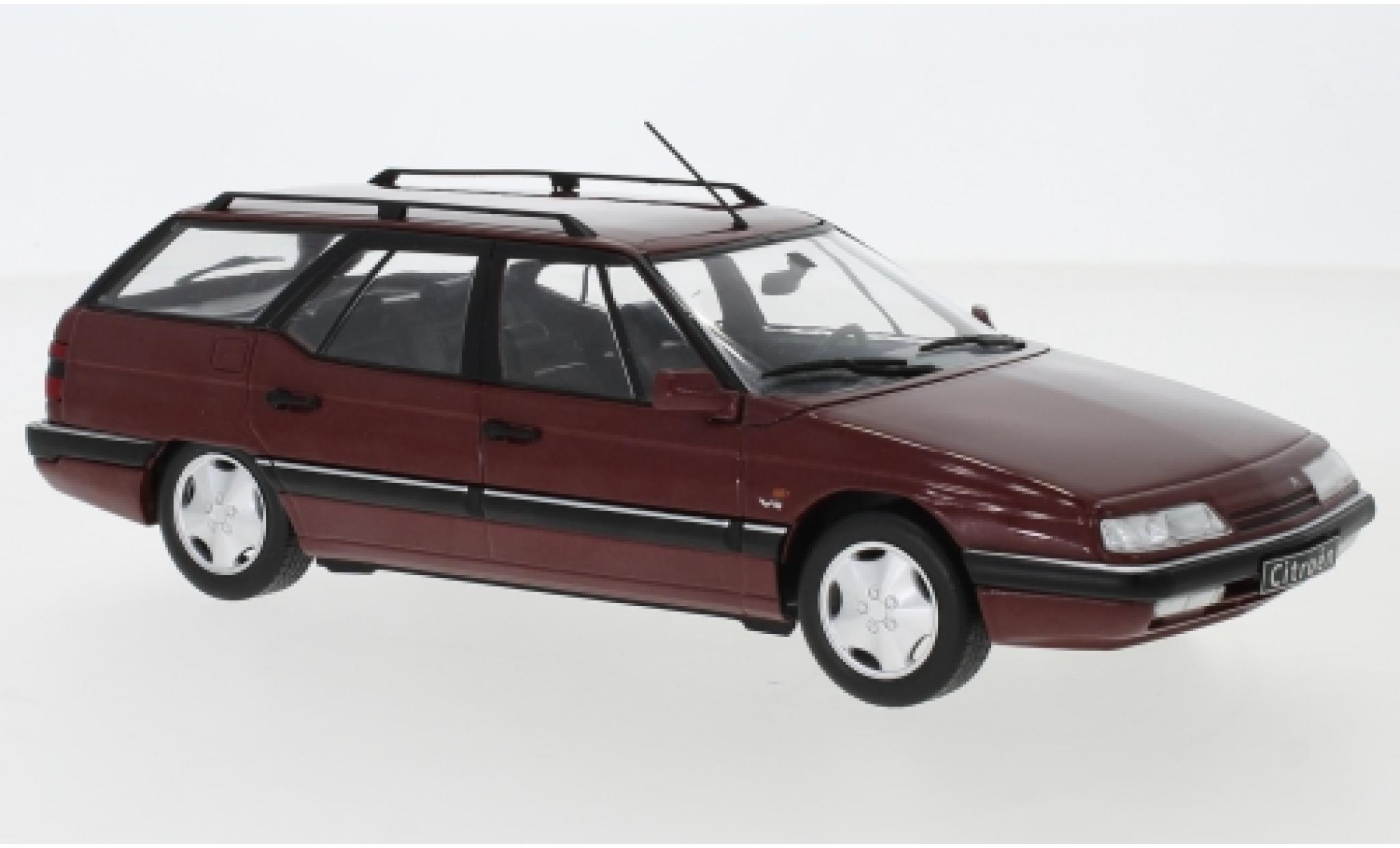 Citroen XM 1/24 WhiteBox Break metallico rosso modellino in miniatura