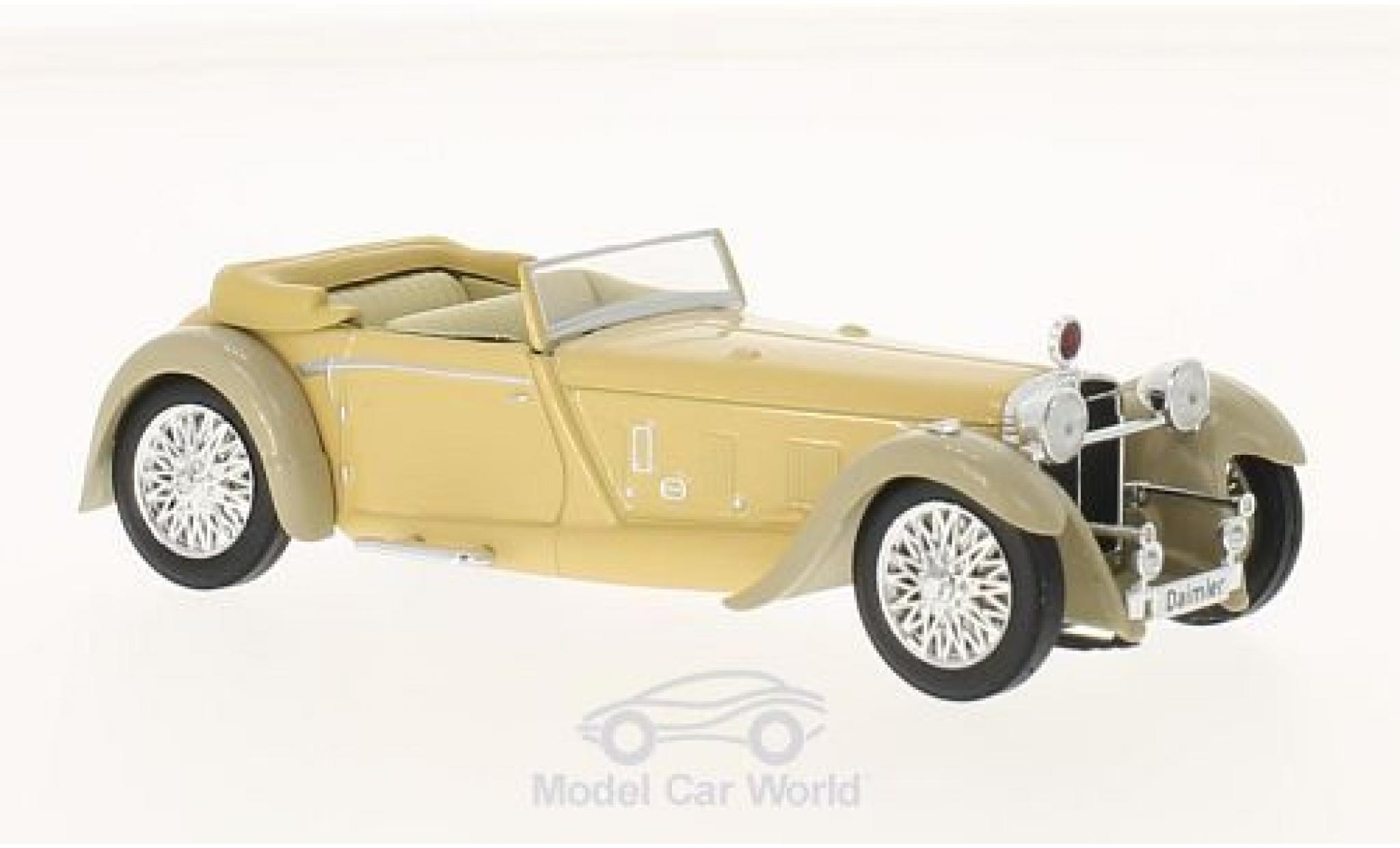 Daimler Double Six 1/43 WhiteBox 50 Convertibile beige/grigio RHD 1931 modellino in miniatura