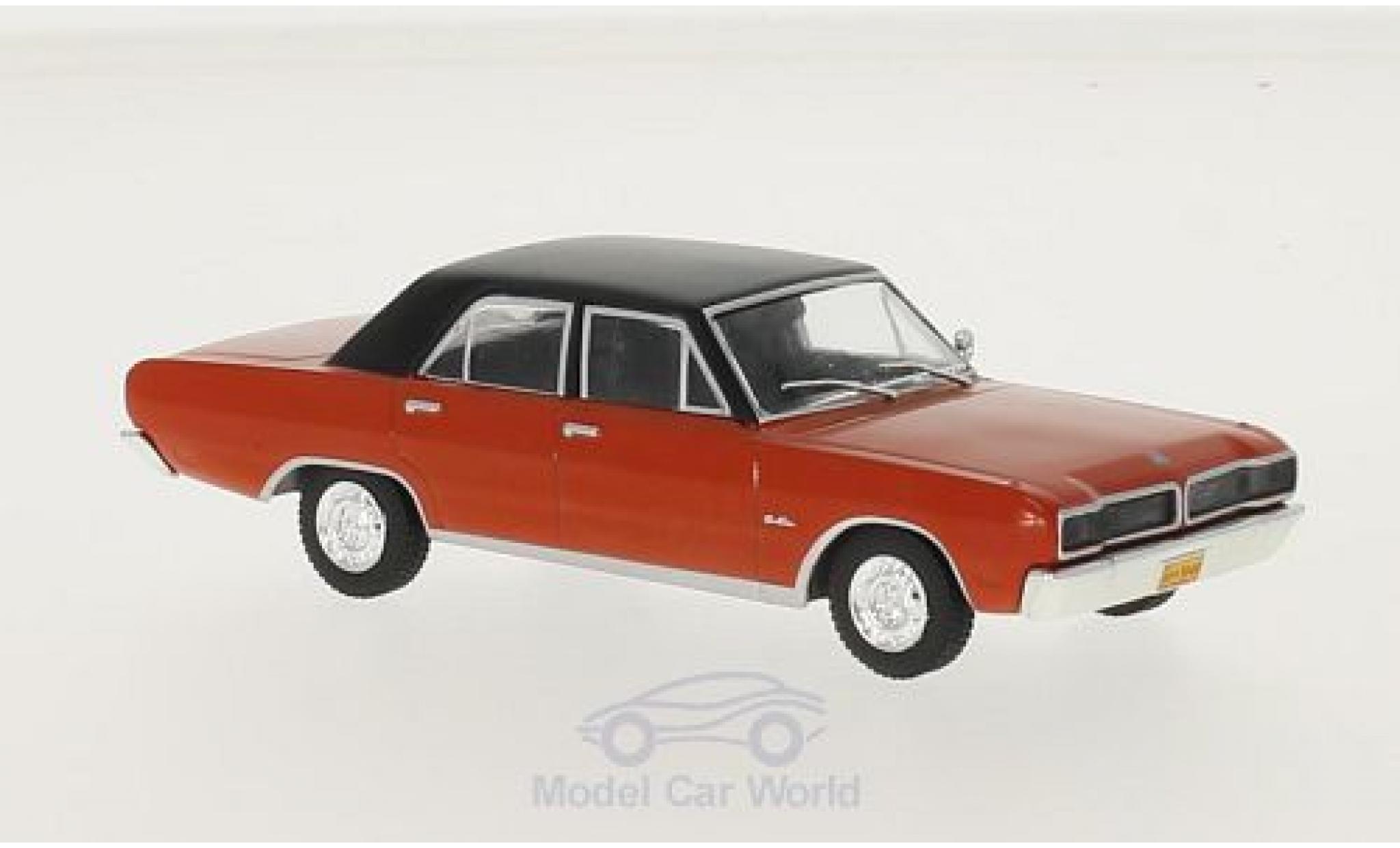 Dodge Charger 1/43 WhiteBox R/T rosso/nero 1975 modellino in miniatura