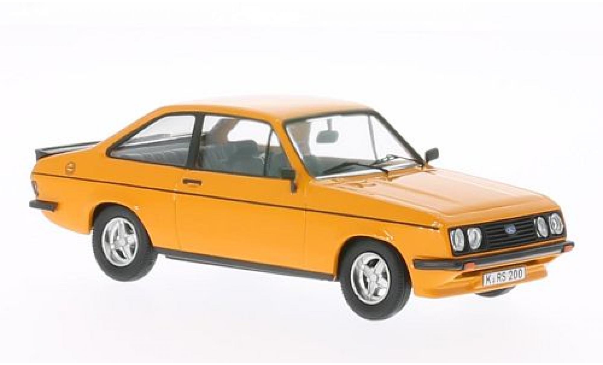 Ford Escort 1/43 WhiteBox II RS 2000 orange 1978 modellino in miniatura