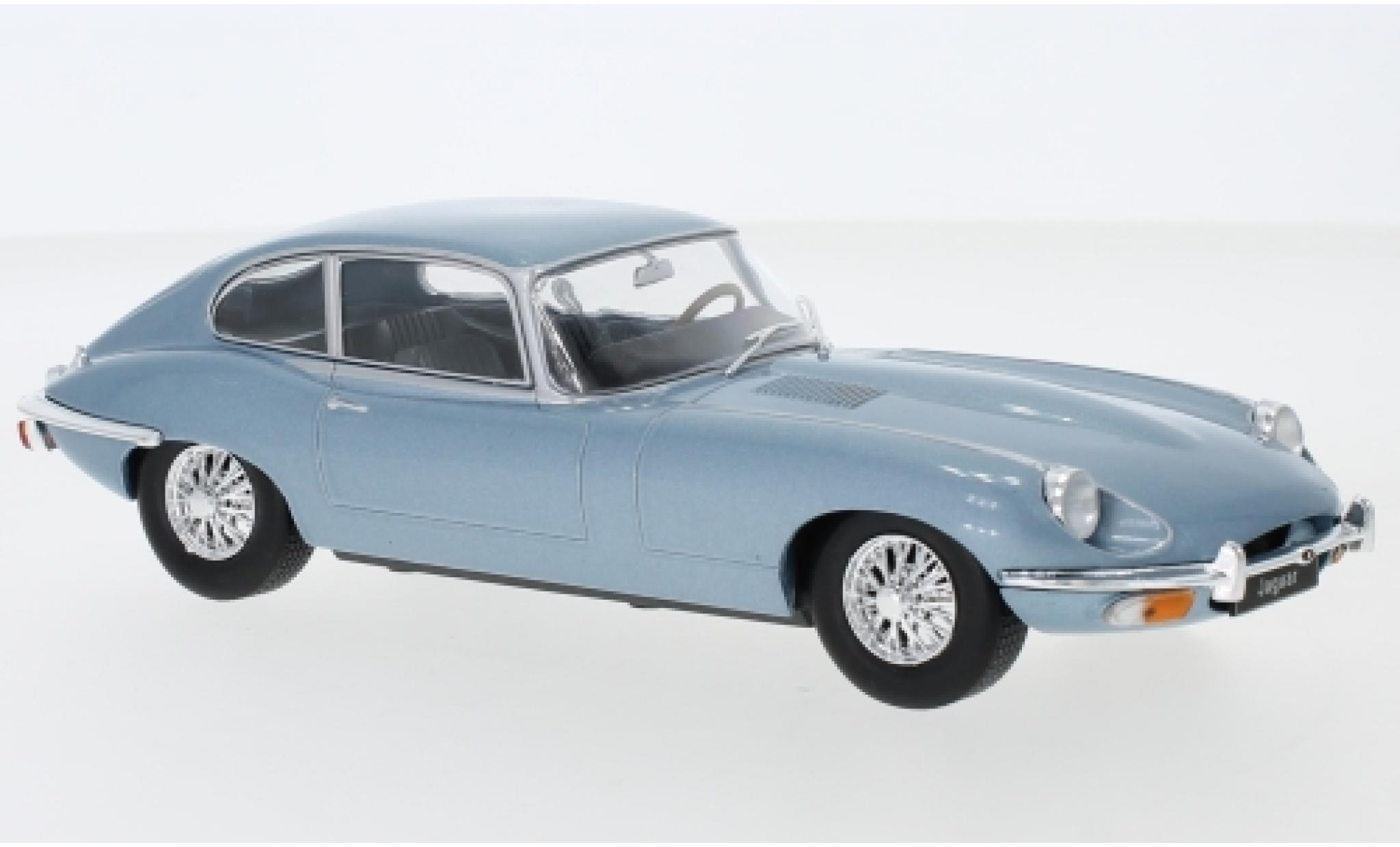 Jaguar E-Type 1/24 WhiteBox metallico blu modellino in miniatura