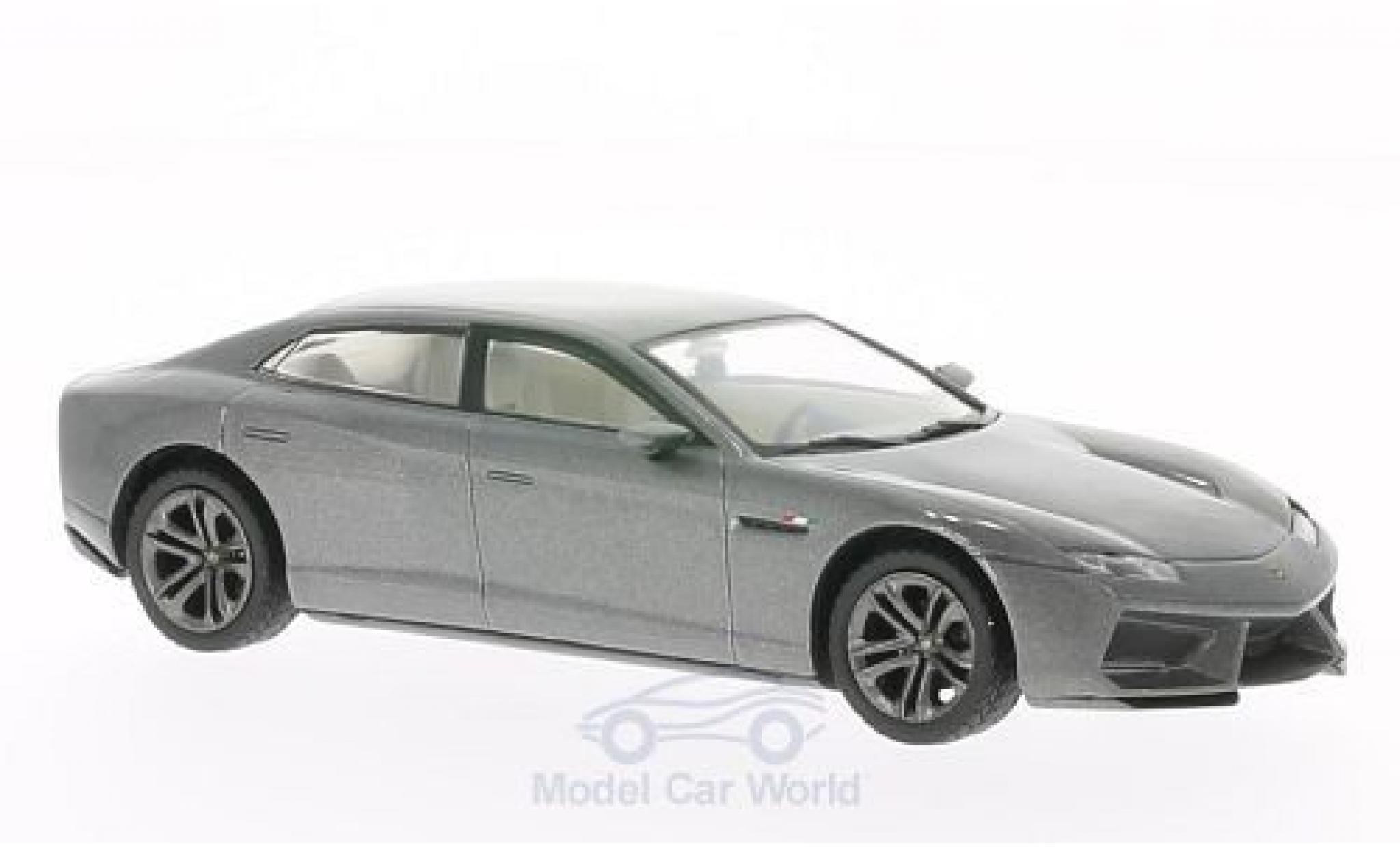 Lamborghini Estoque 1/43 WhiteBox metallico grigio 2008 modellino in miniatura