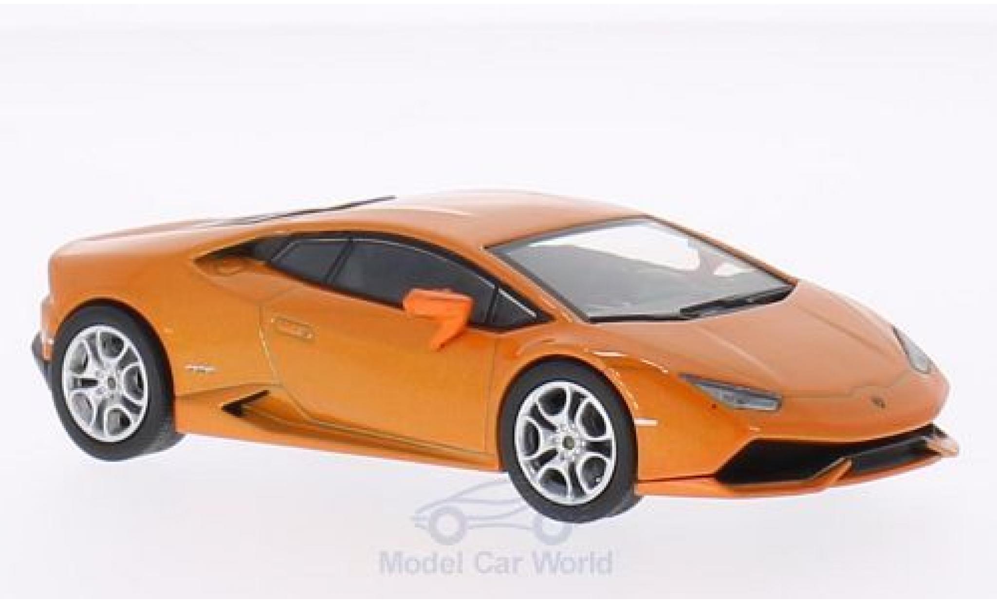Lamborghini Huracan 1/43 WhiteBox LP 610-4 metallico orange 2014 modellino in miniatura