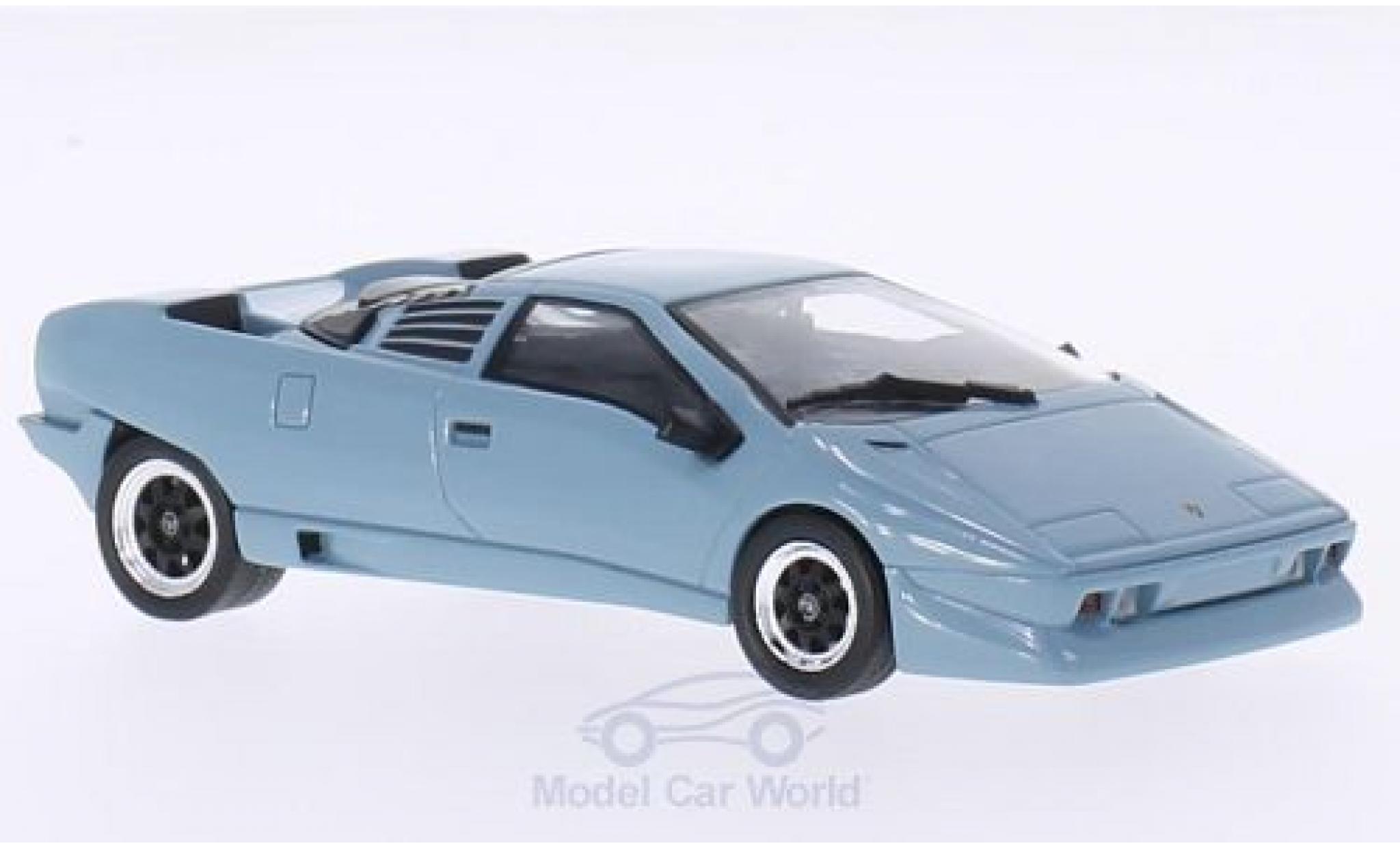 Lamborghini P132 1/43 WhiteBox Prossootipo blu 1986 modellino in miniatura