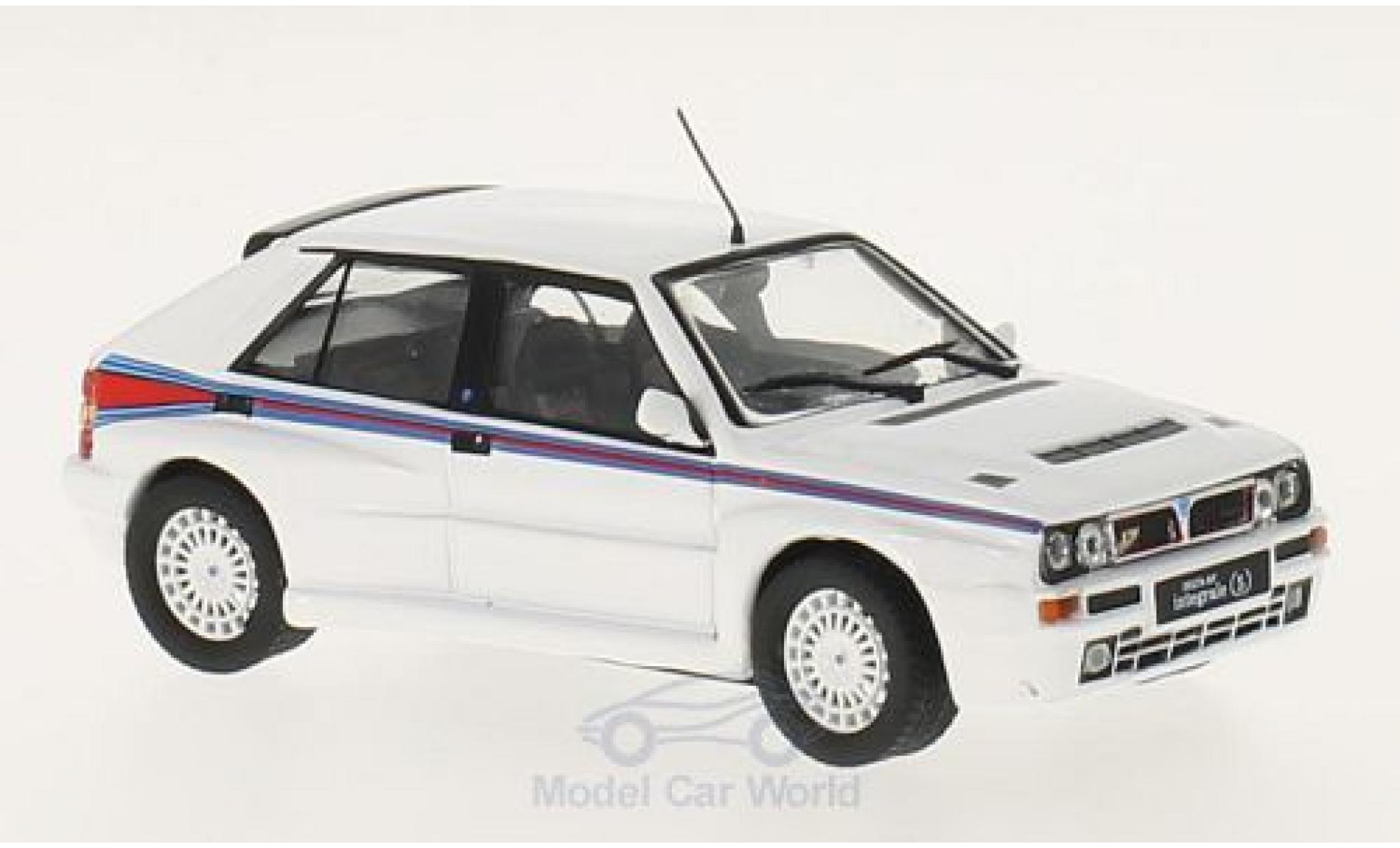 Lancia Delta 1/43 WhiteBox Integrale Martini bianco/Dekor 1992 modellino in miniatura