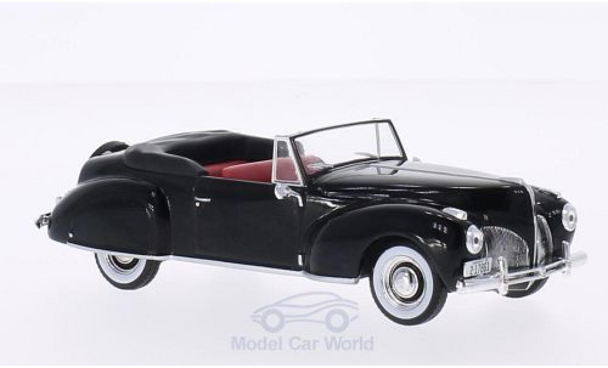Lincoln Continental 1/43 WhiteBox nero 1939 modellino in miniatura