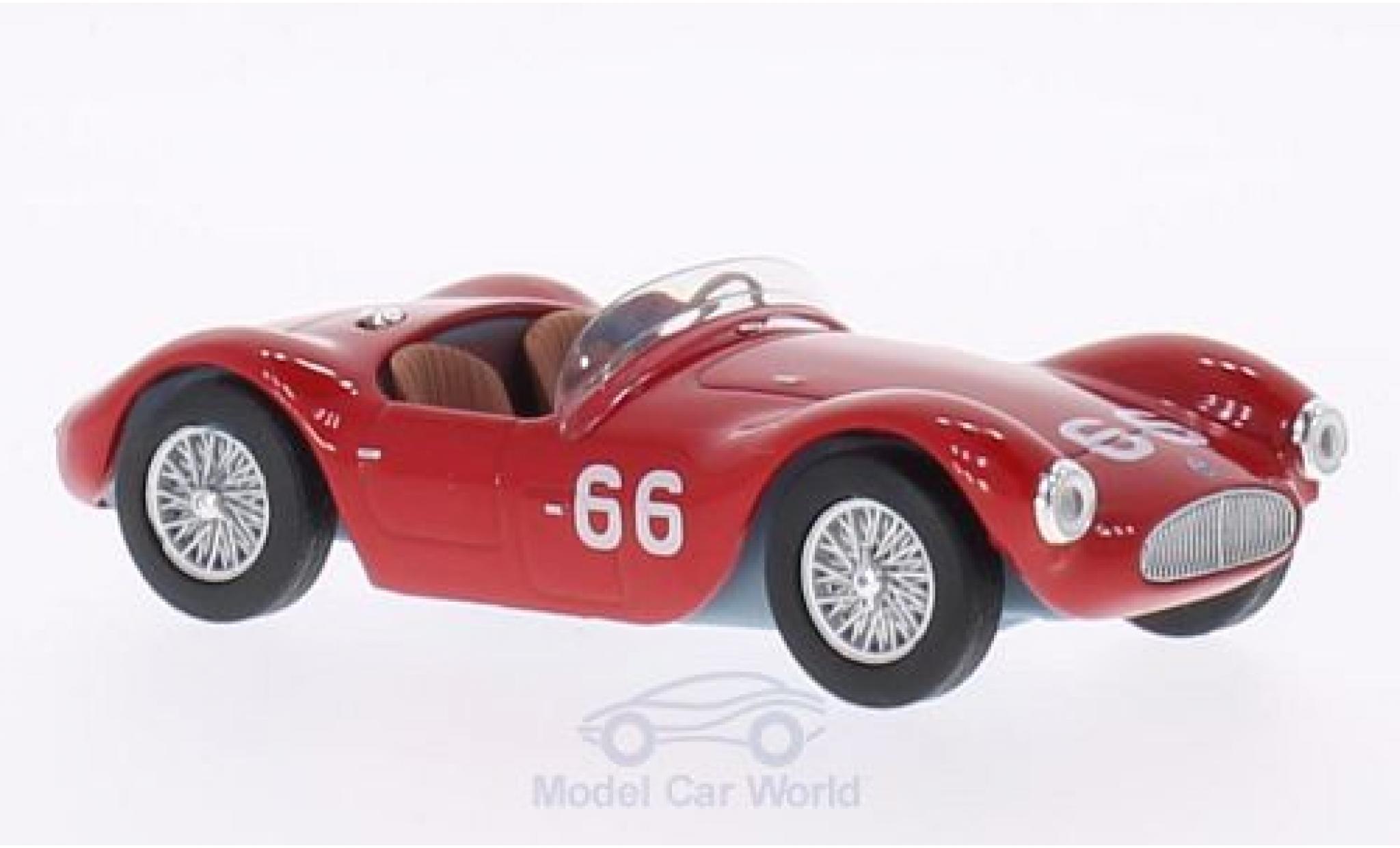 Maserati A6 1/43 WhiteBox GCS No.66 Officine Alfieri Targa Florio 1953 J.M.Fangio/S.Mantovani modellino in miniatura