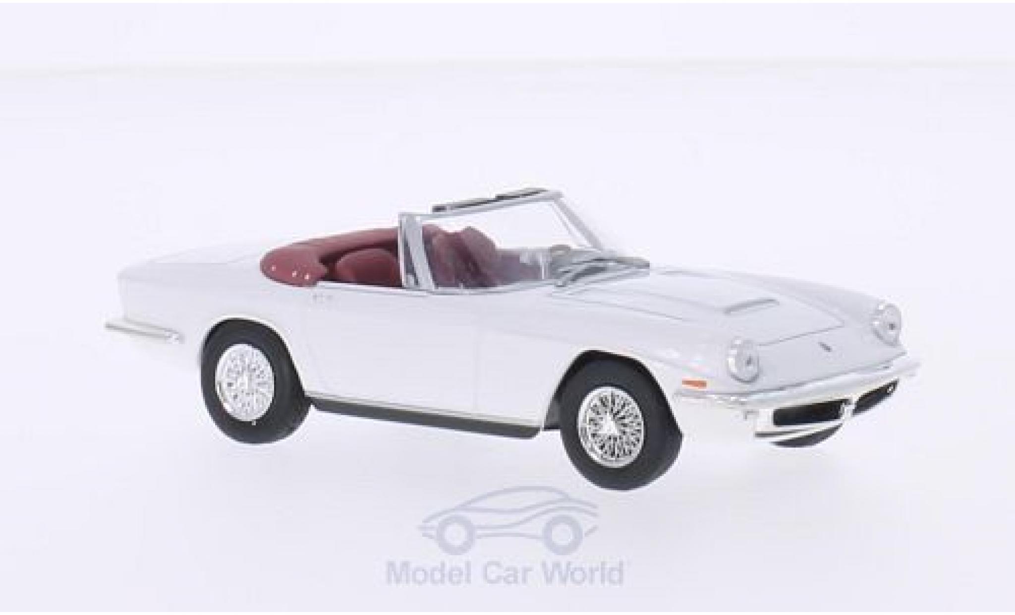 Maserati Mistral 1/43 WhiteBox Spyder bianco modellino in miniatura
