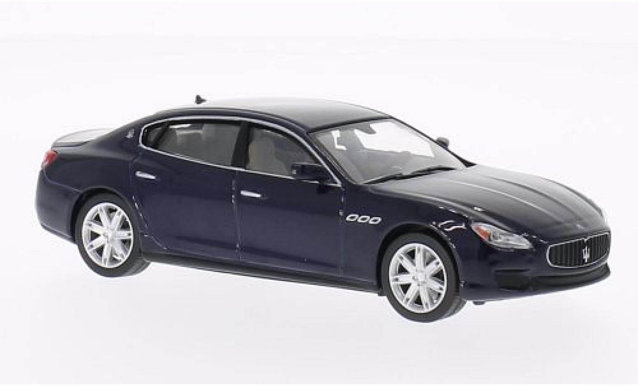 Maserati Quattroporte 1/43 WhiteBox GTS metallico blu 2013 modellino in miniatura