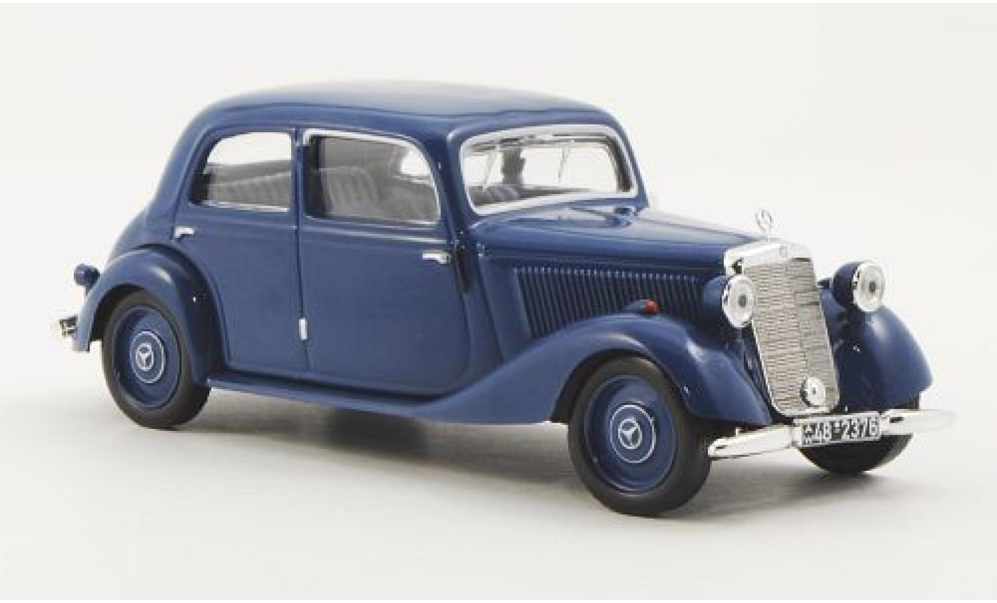 Mercedes 170 1/43 WhiteBox V (W136) blu 1949 sans Vitrine modellino in miniatura