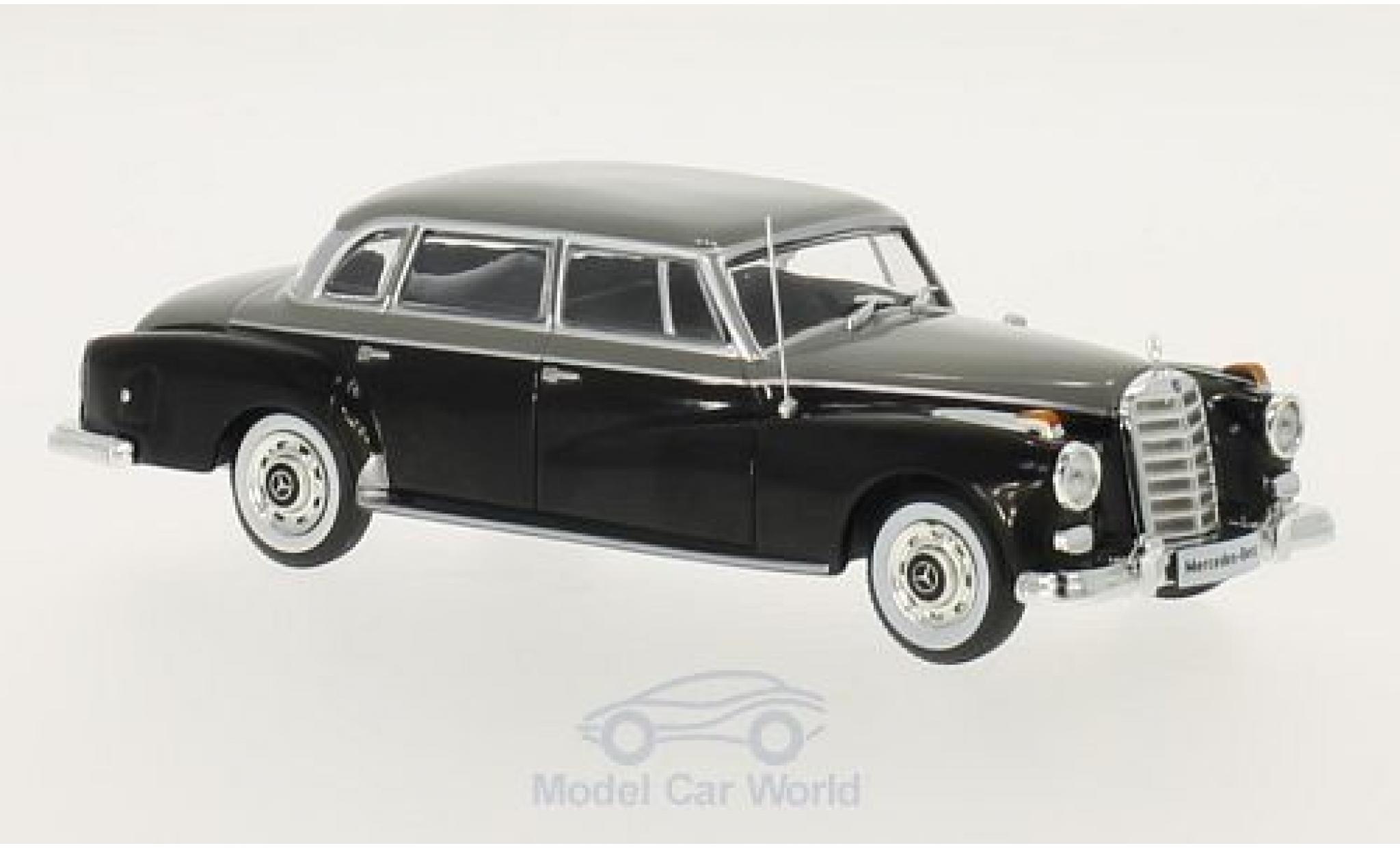 Mercedes 300 S 1/43 WhiteBox d (W189) nero/grigio 1957 modellino in miniatura