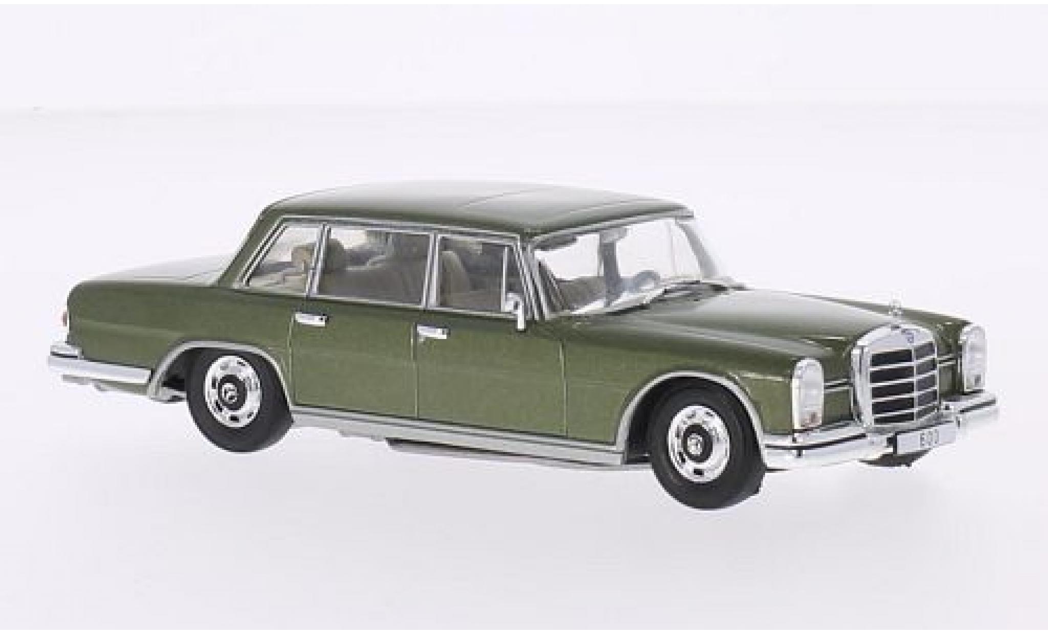 Mercedes 600 1/43 WhiteBox (W100) metallico verde 1964 modellino in miniatura