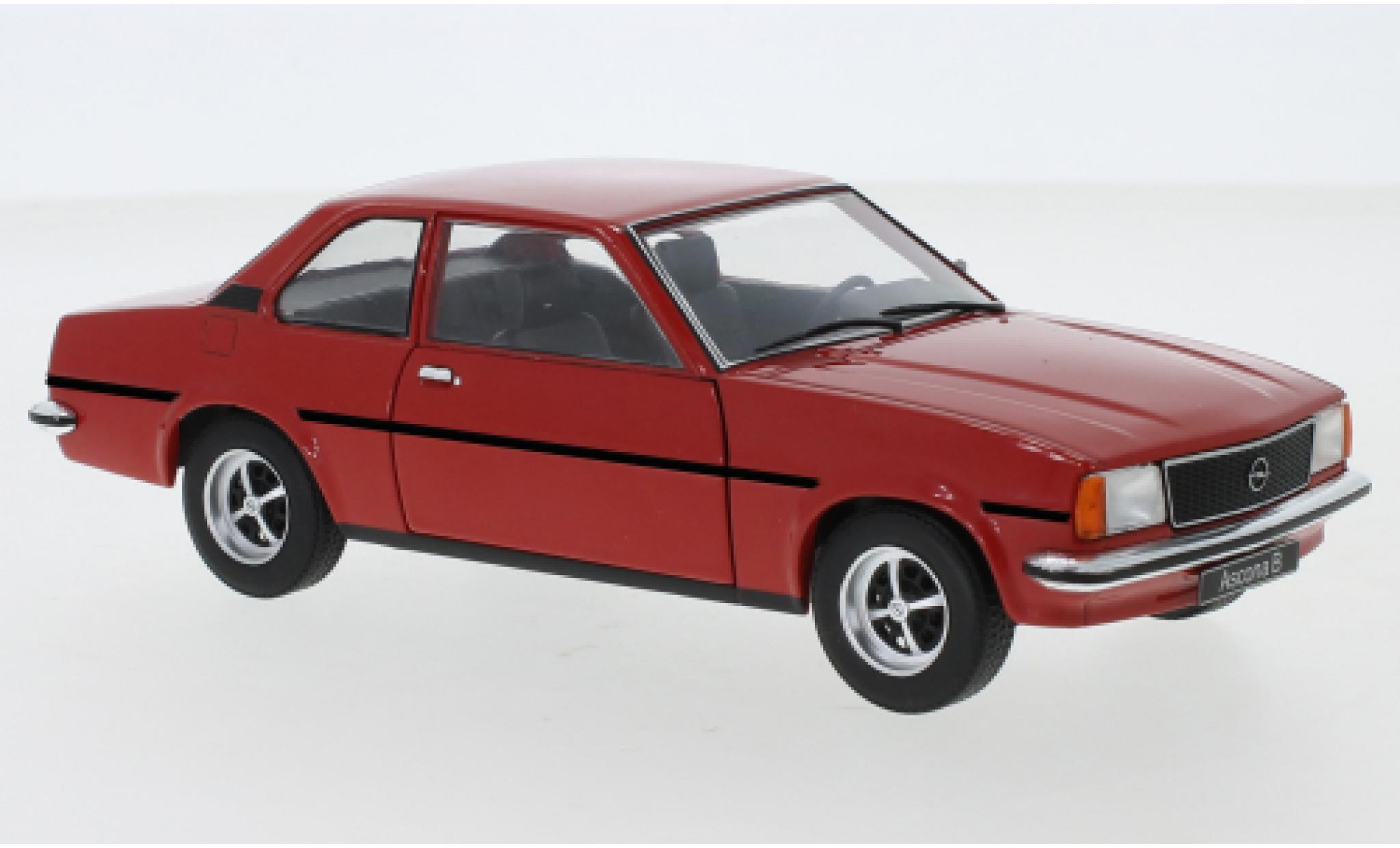 Opel Ascona 1/24 WhiteBox B rosso modellino in miniatura