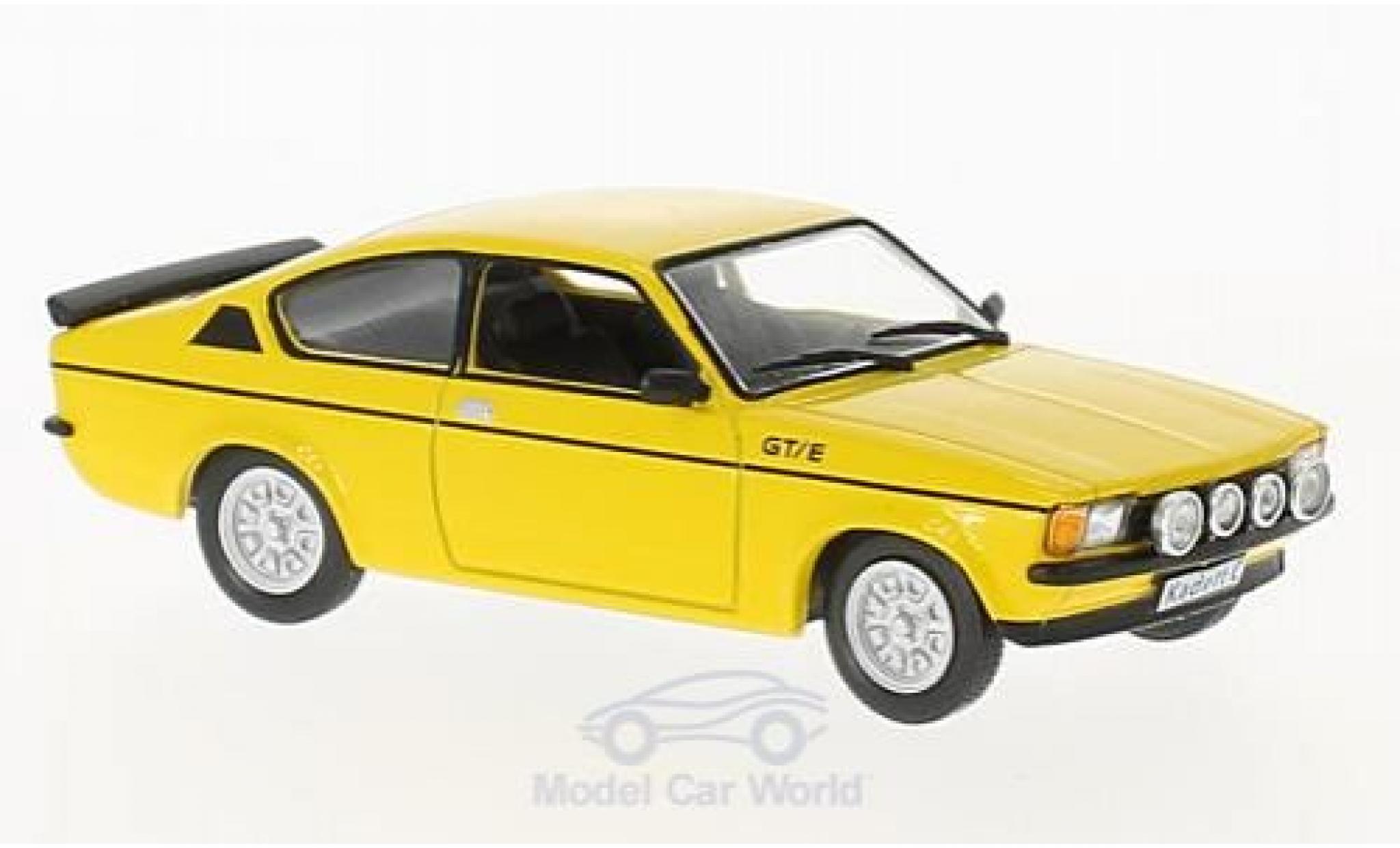 Opel Kadett GT 1/43 WhiteBox C GT/E giallo 1978 modellino in miniatura
