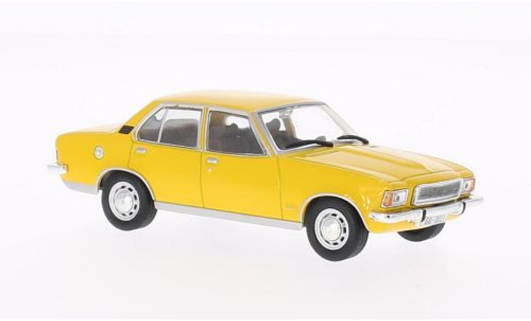 Opel Rekord 1/43 WhiteBox D 2100 Diesel giallo modellino in miniatura