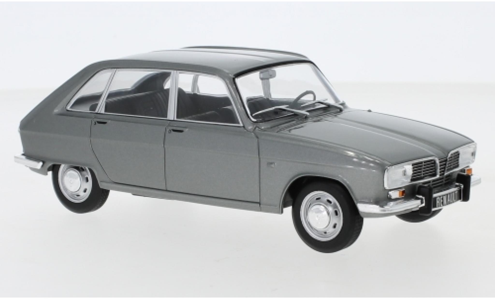 Renault 16 1/24 WhiteBox metallico grigio 1965 modellino in miniatura