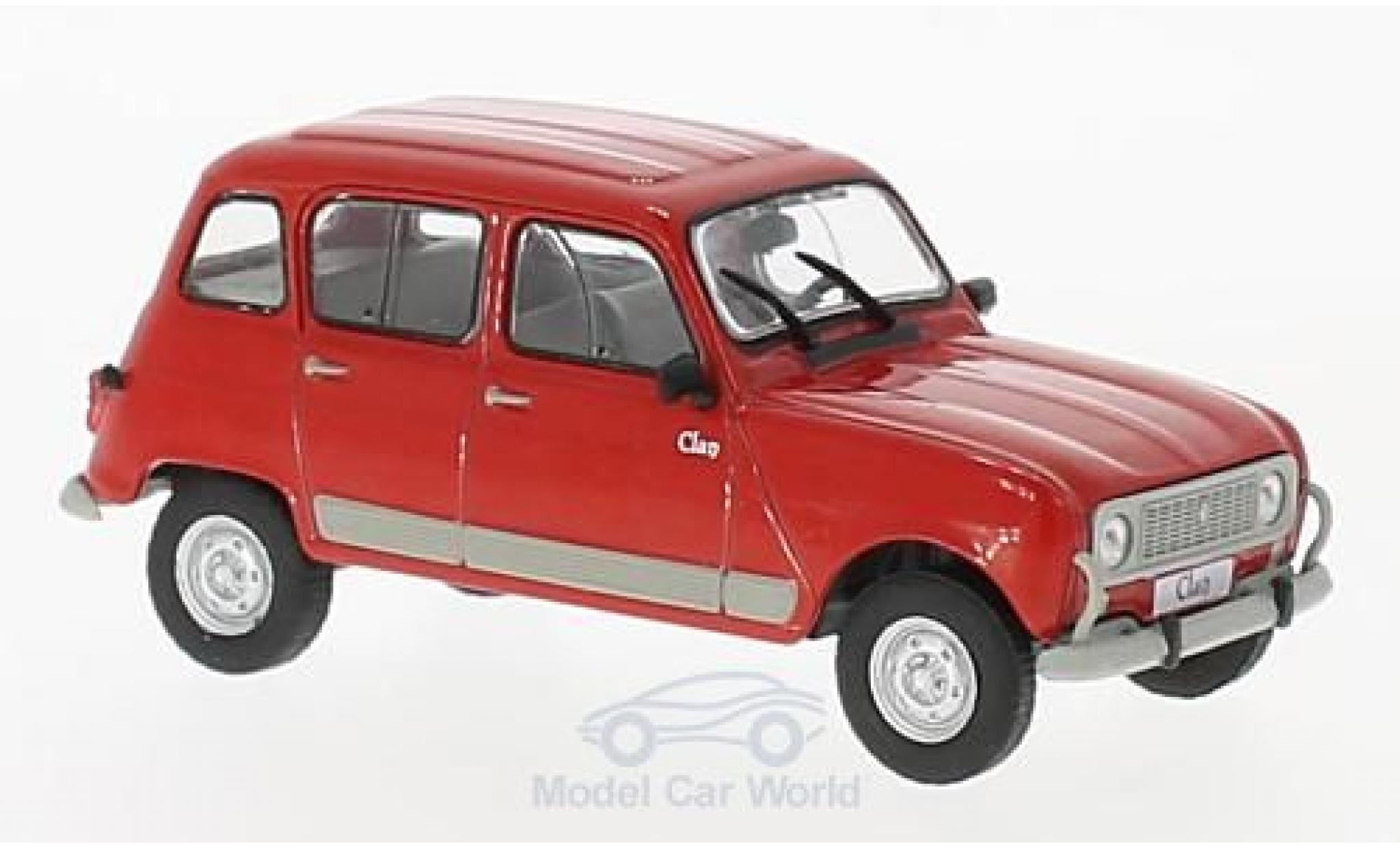 Renault 4 L 1/43 WhiteBox Clan rosso 1978 modellino in miniatura