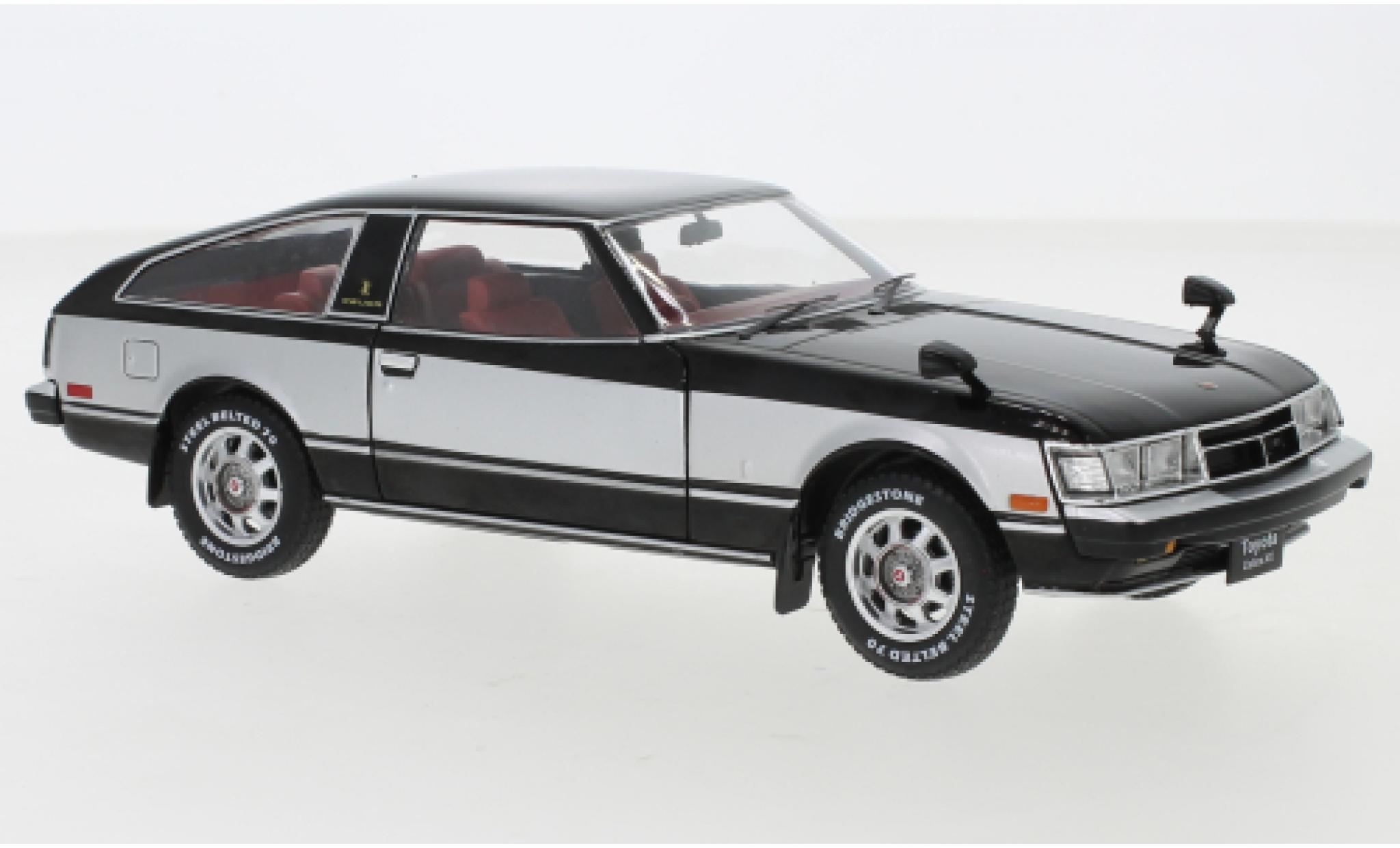 Toyota Celica 1/24 WhiteBox XX nero/grigio RHD 1978 modellino in miniatura